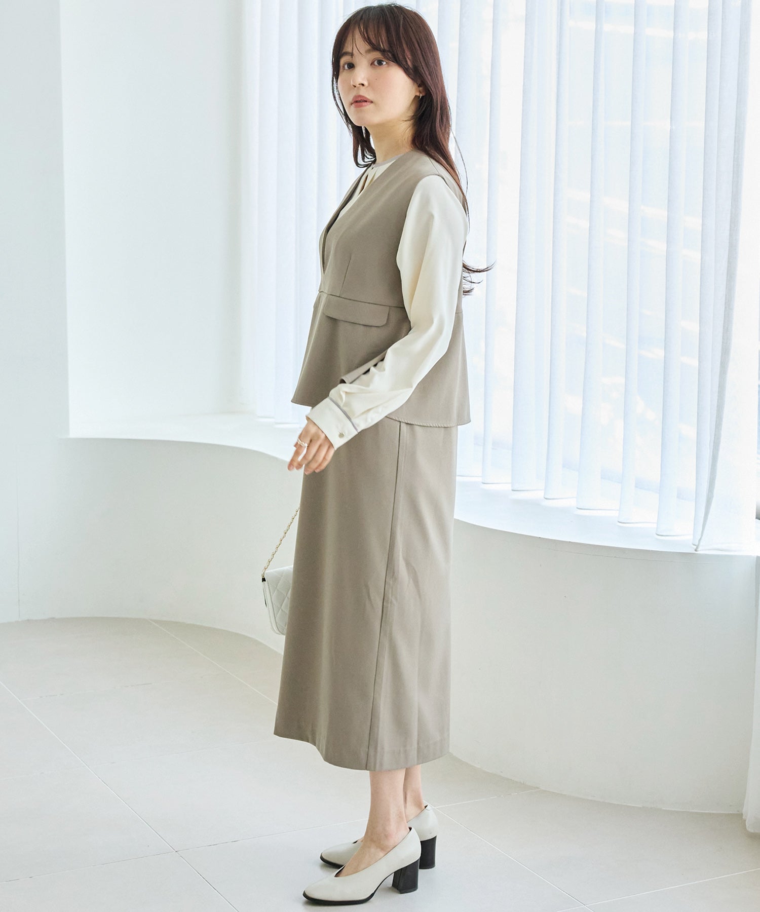 【好機能シリーズ】イージーケア｜フレアジャンスカワンピース