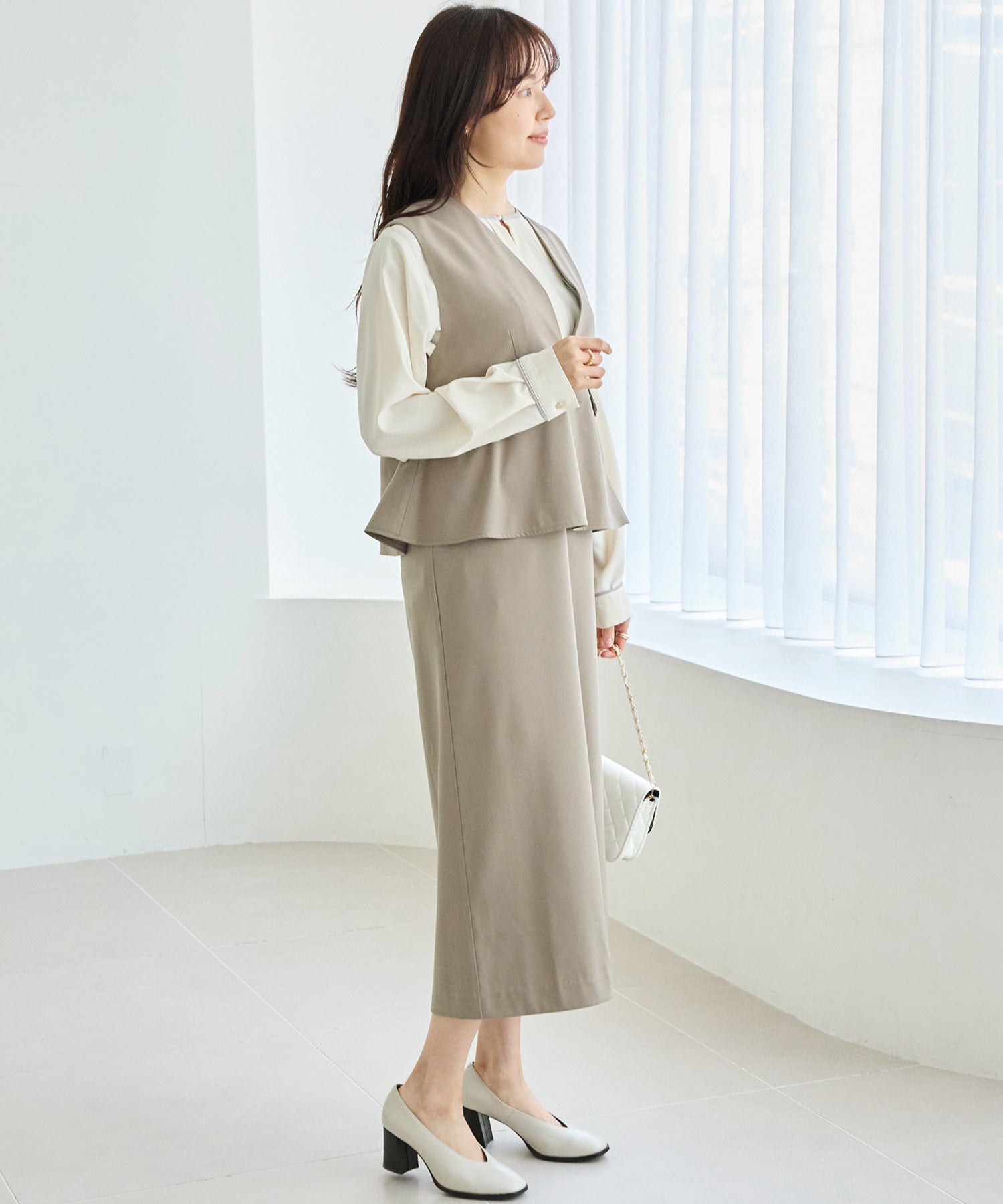 【好機能シリーズ】イージーケア｜フレアジャンスカワンピース