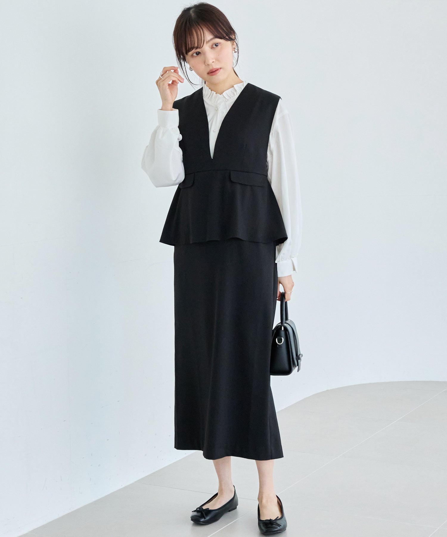 ワンピース | ラビアンジェ-⼤きいサイズのレディース服