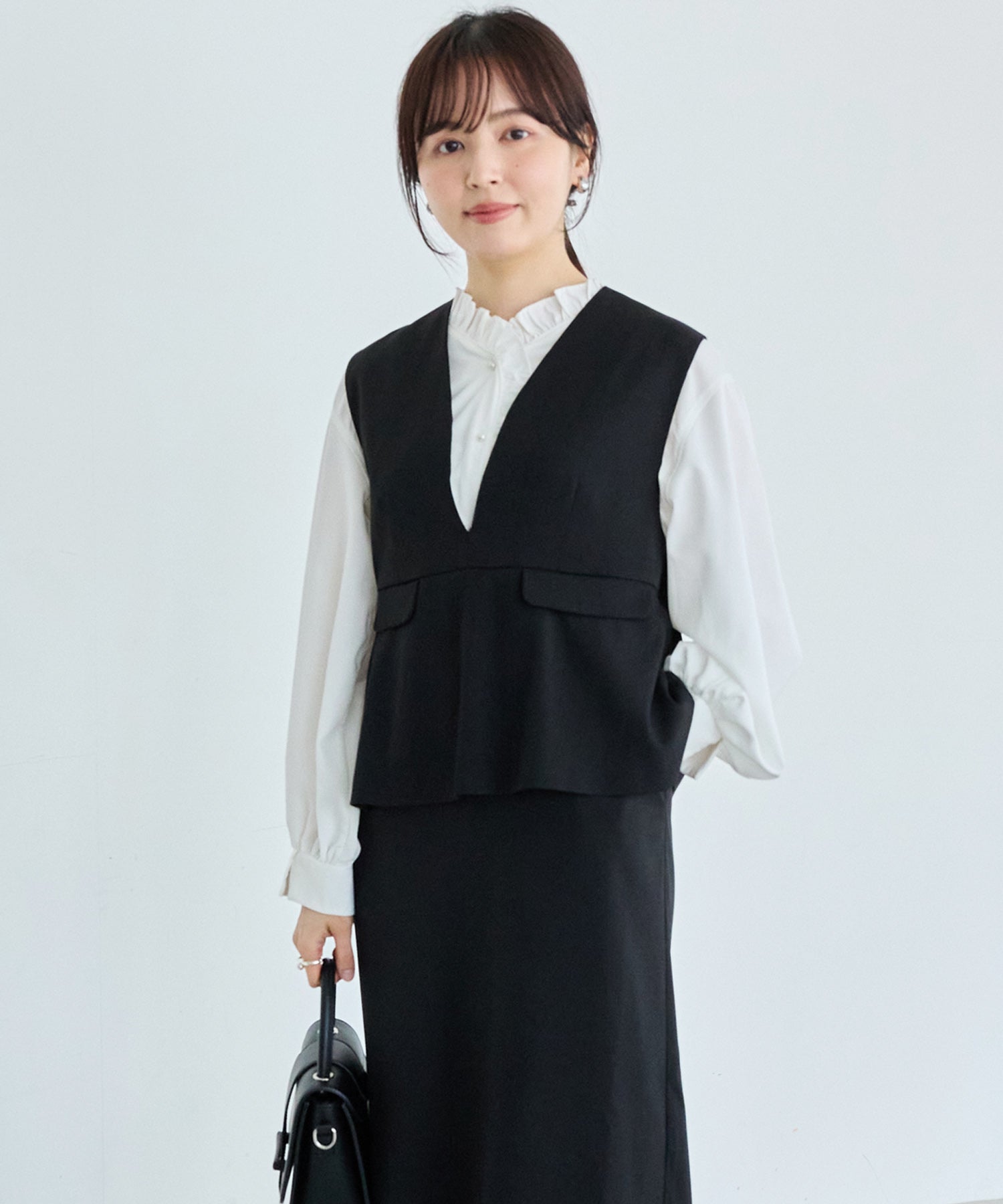 【好機能シリーズ】イージーケア｜フレアジャンスカワンピース