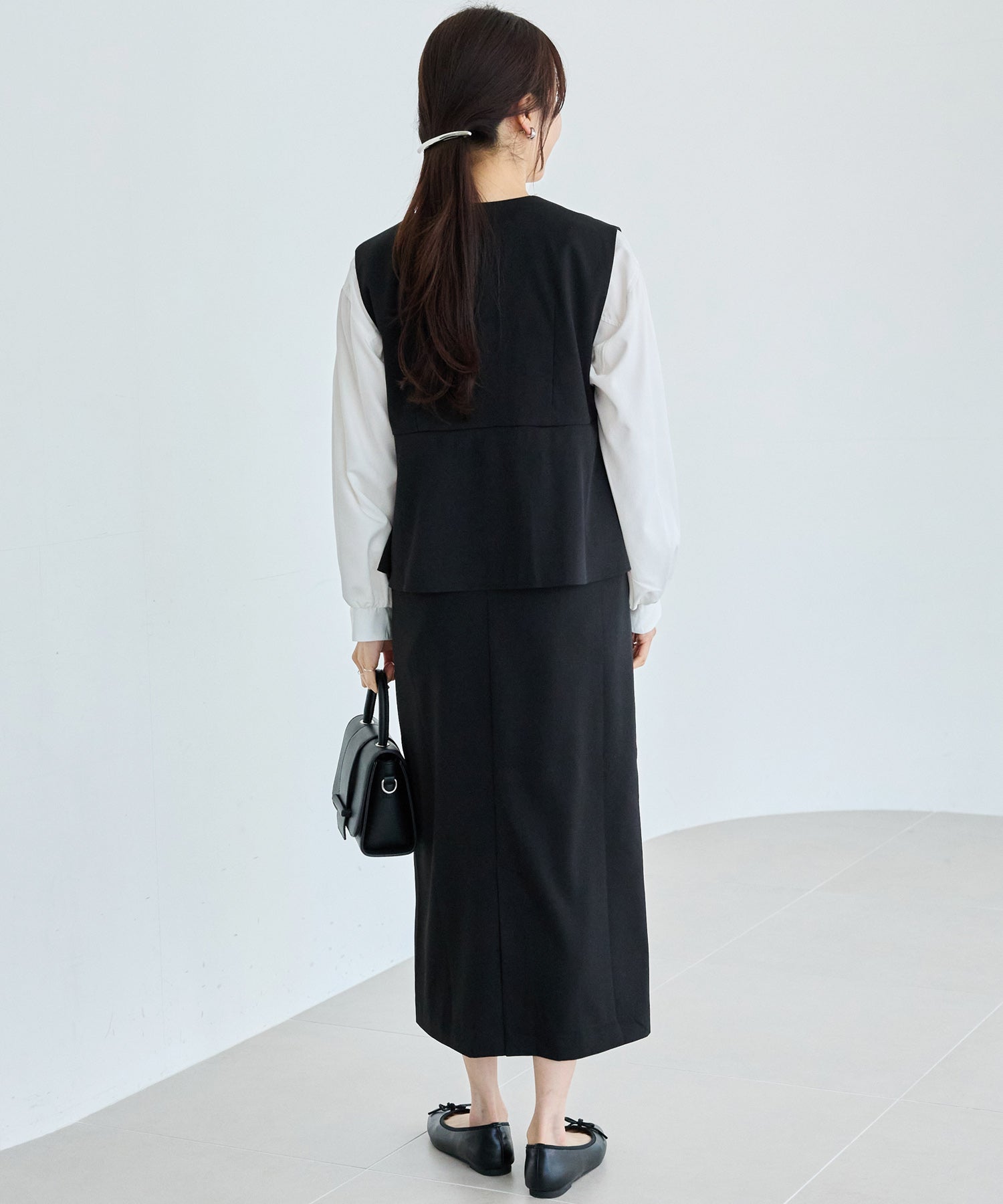 【好機能シリーズ】イージーケア｜フレアジャンスカワンピース