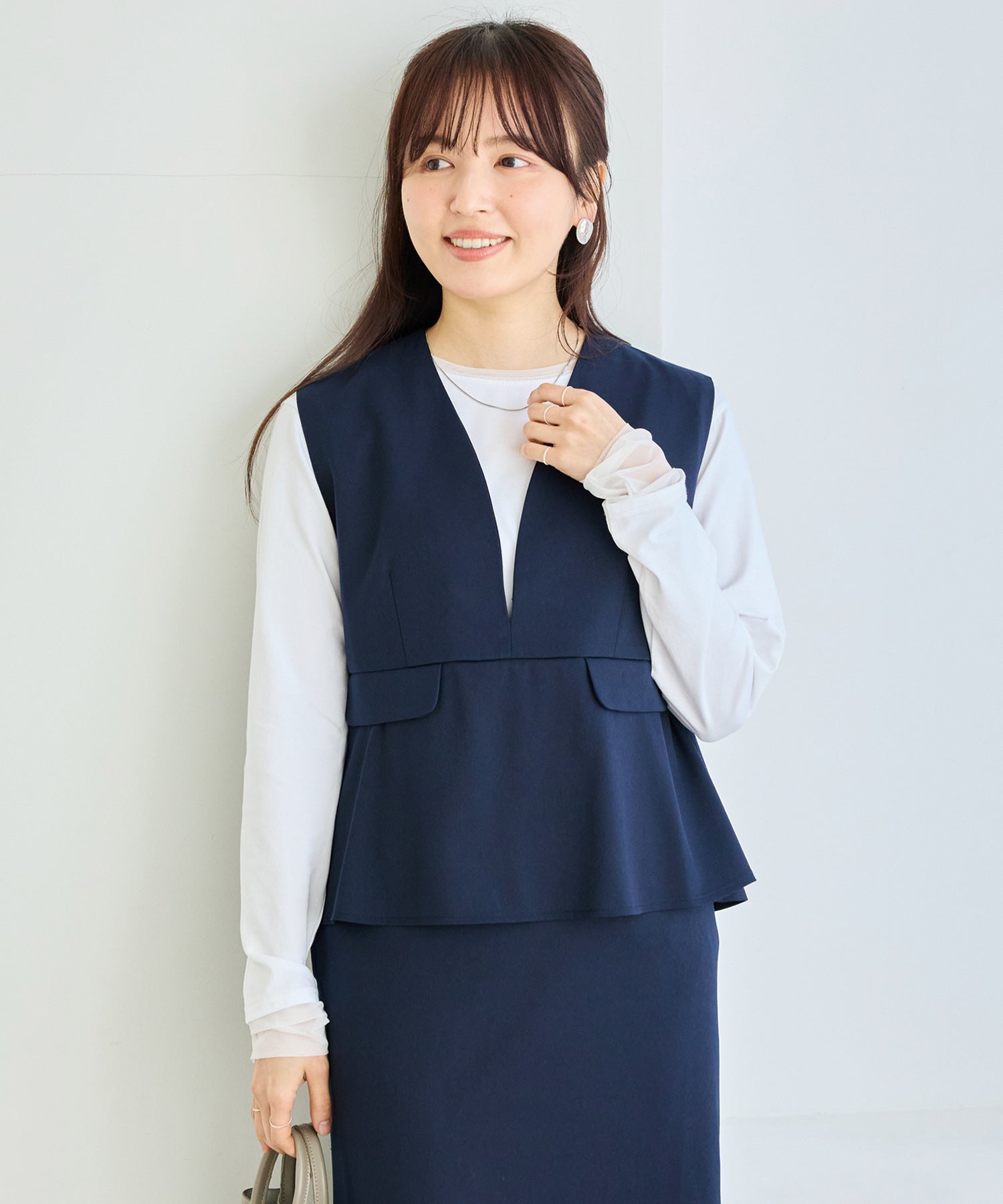 【好機能シリーズ】イージーケア｜フレアジャンスカワンピース