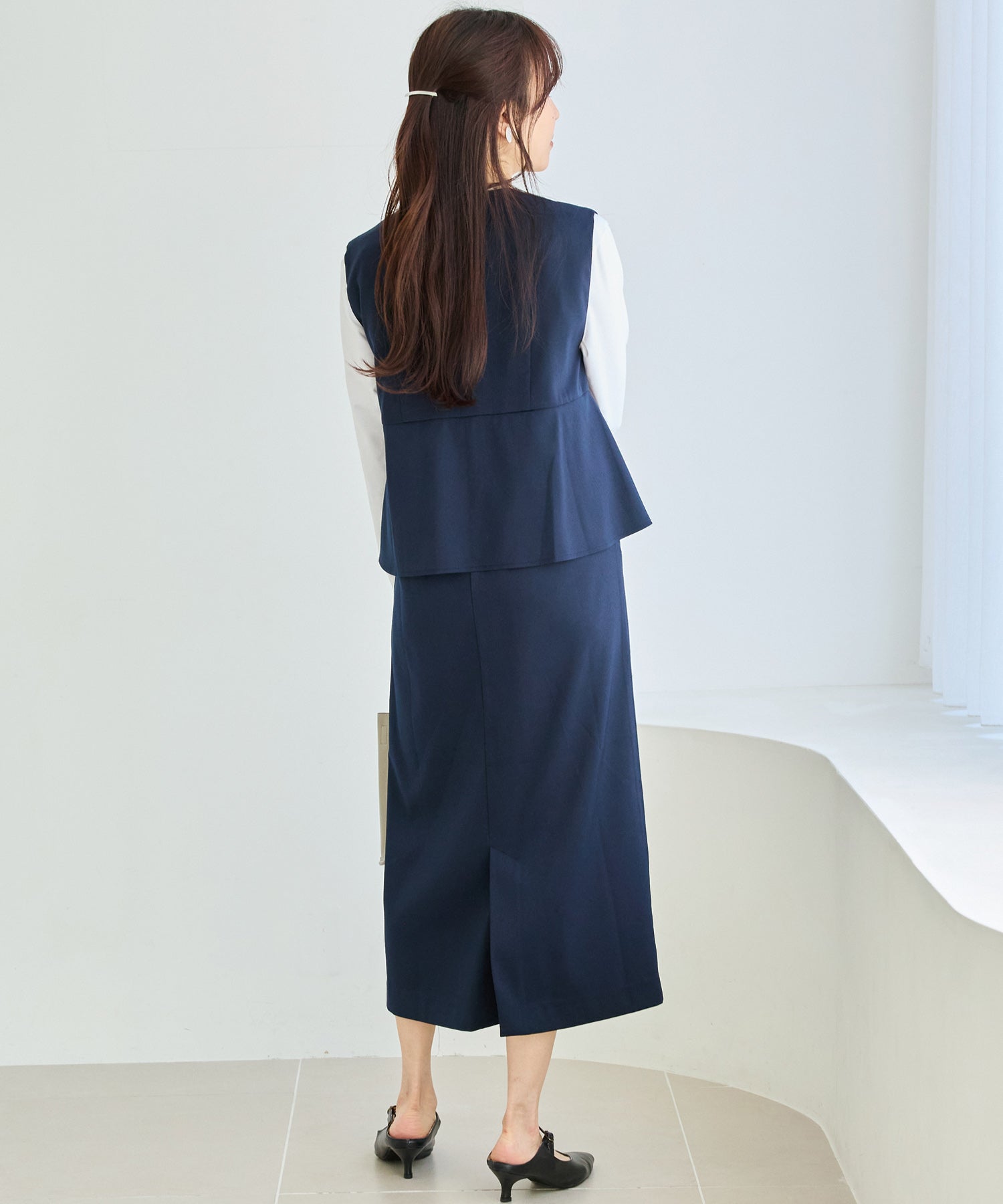 【好機能シリーズ】イージーケア｜フレアジャンスカワンピース