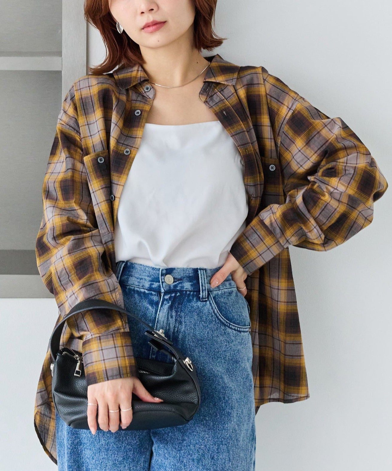 ブラウン　model:156cm 着用サイズ:M