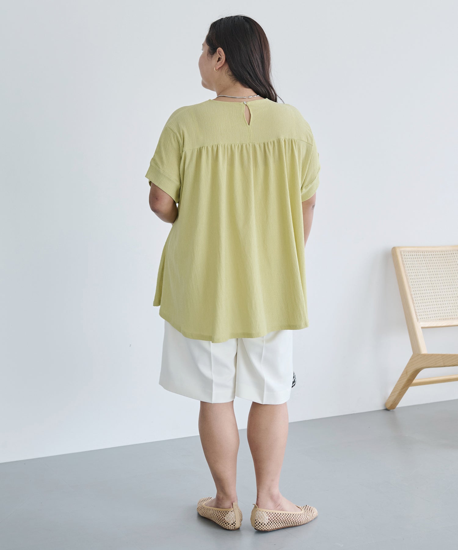 ライム　model:161cm 着用サイズ:3L