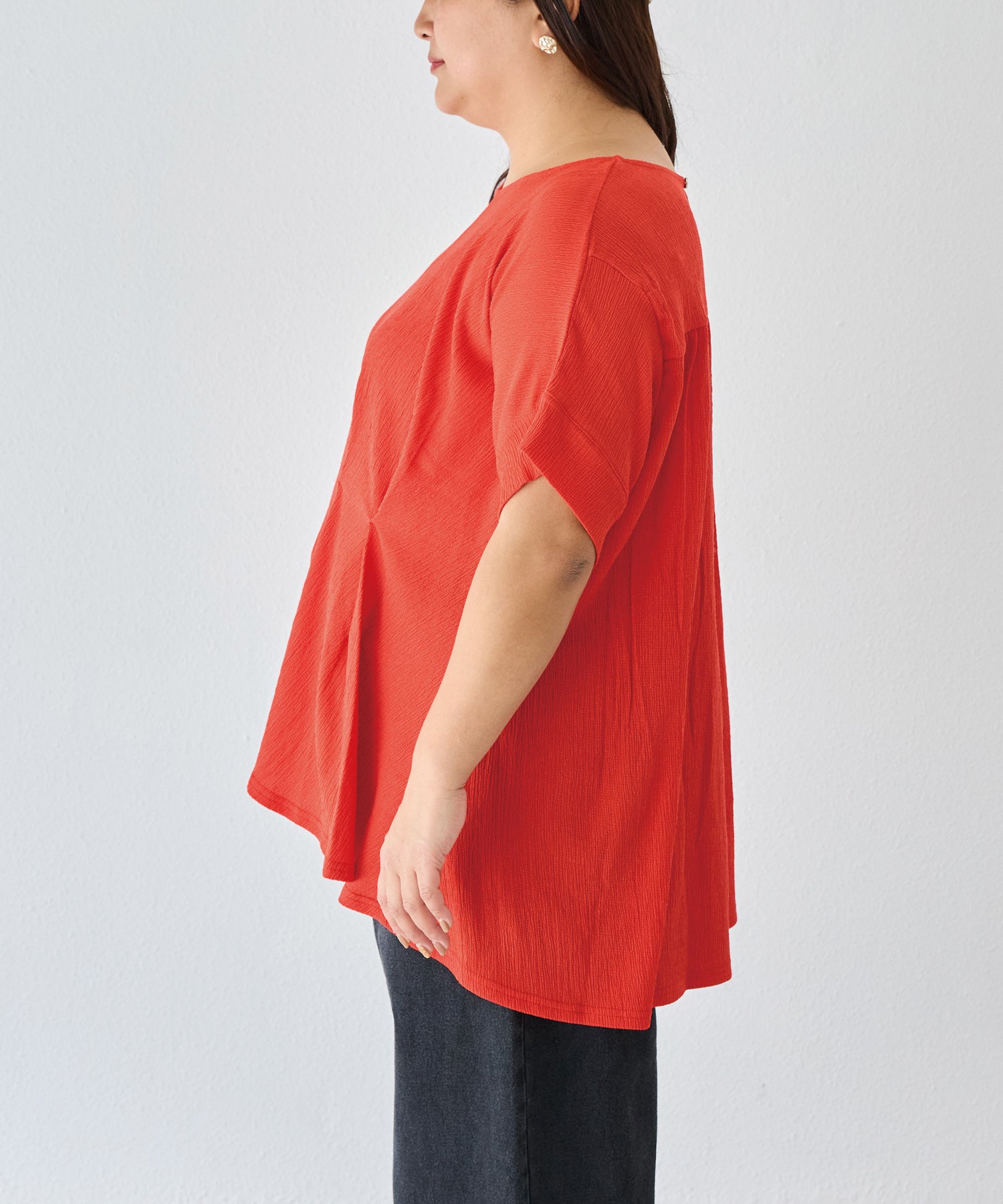 サイド　model:161cm 着用サイズ:3L