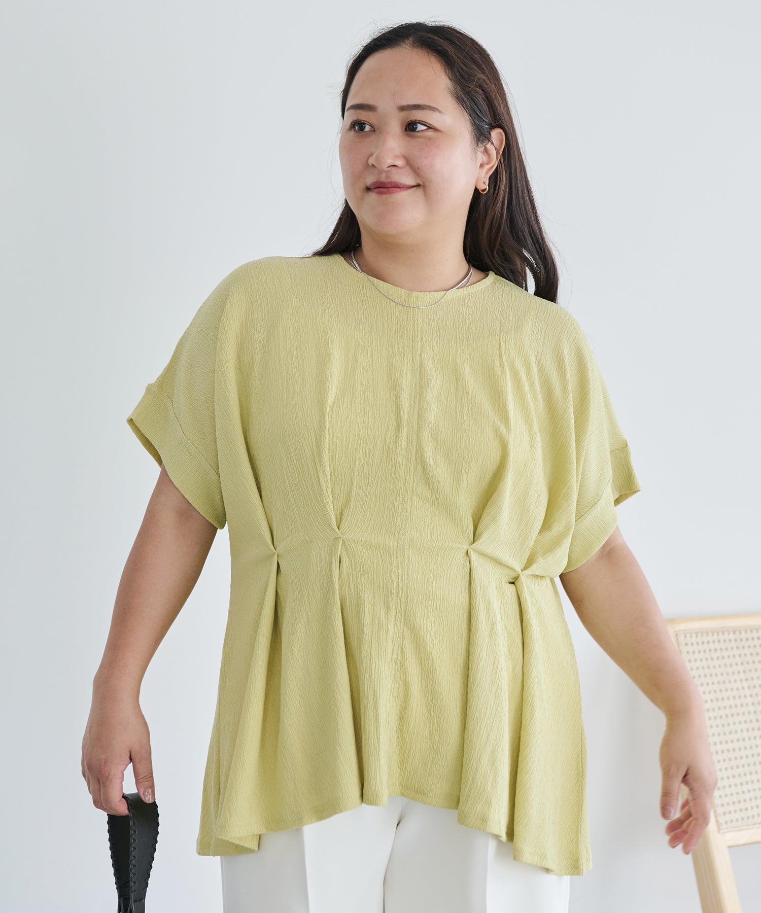 ライム　model:161cm 着用サイズ:3L