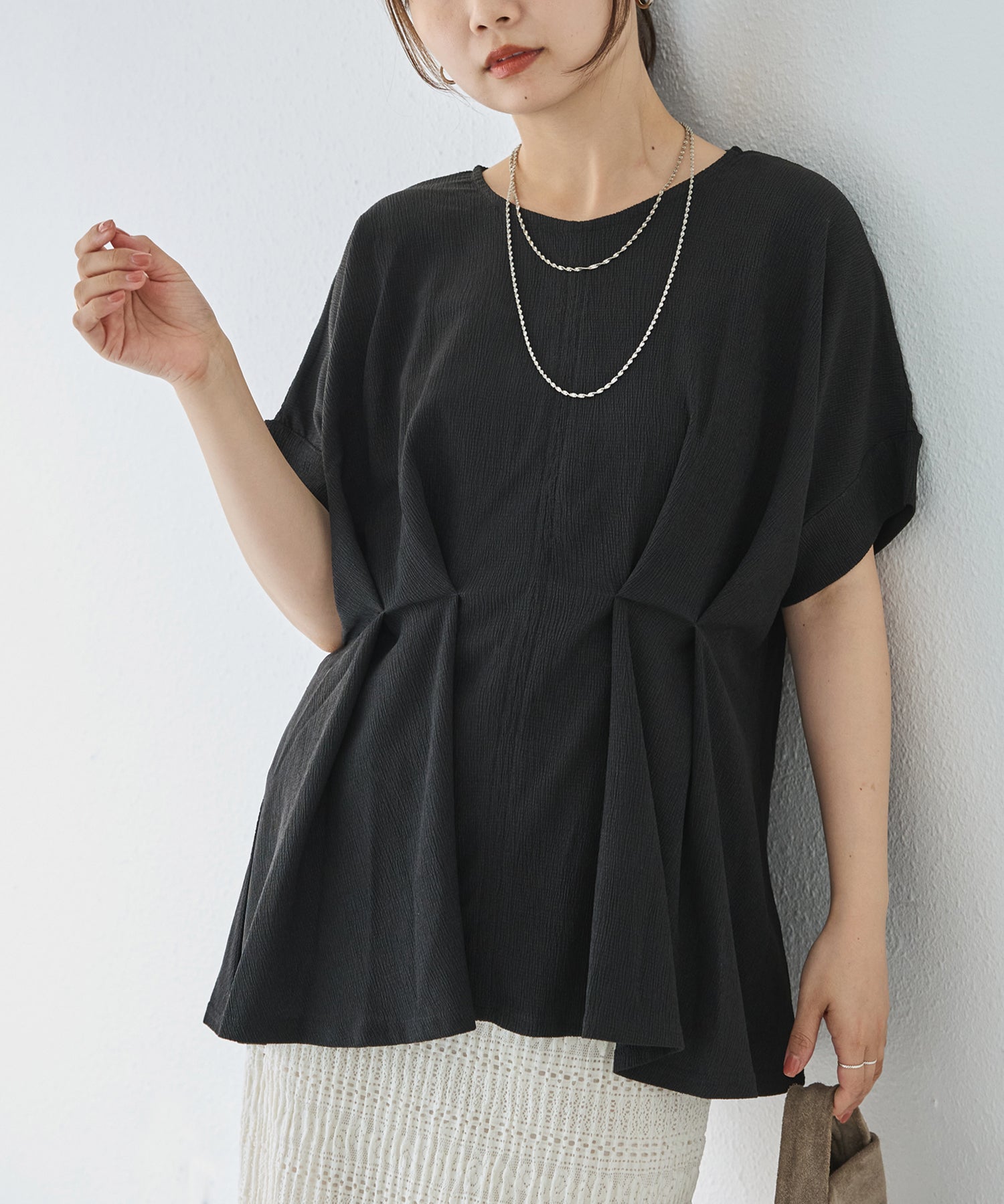 ブラック　model:156cm 着用サイズ:M