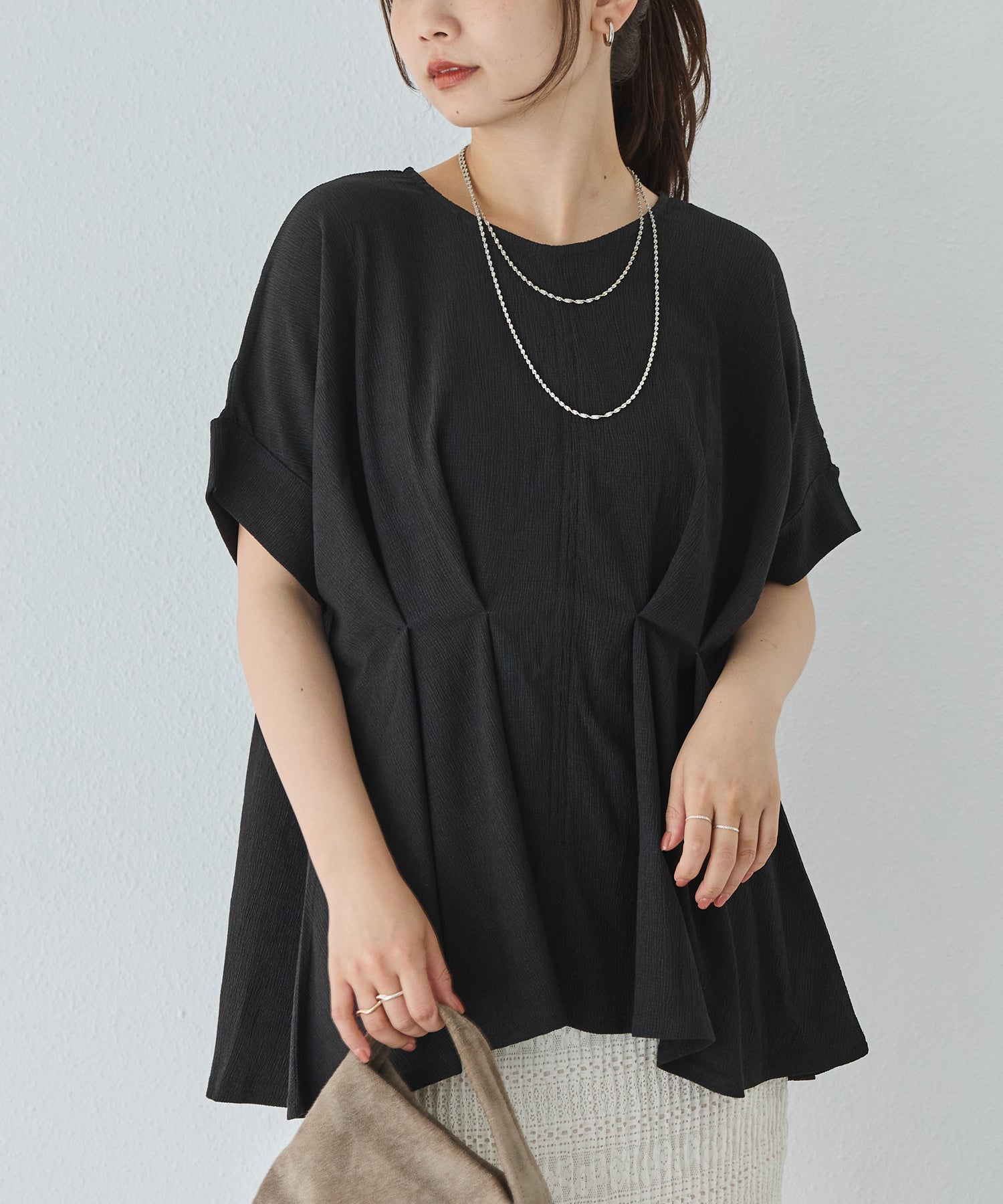 ブラック　model:156cm 着用サイズ:M