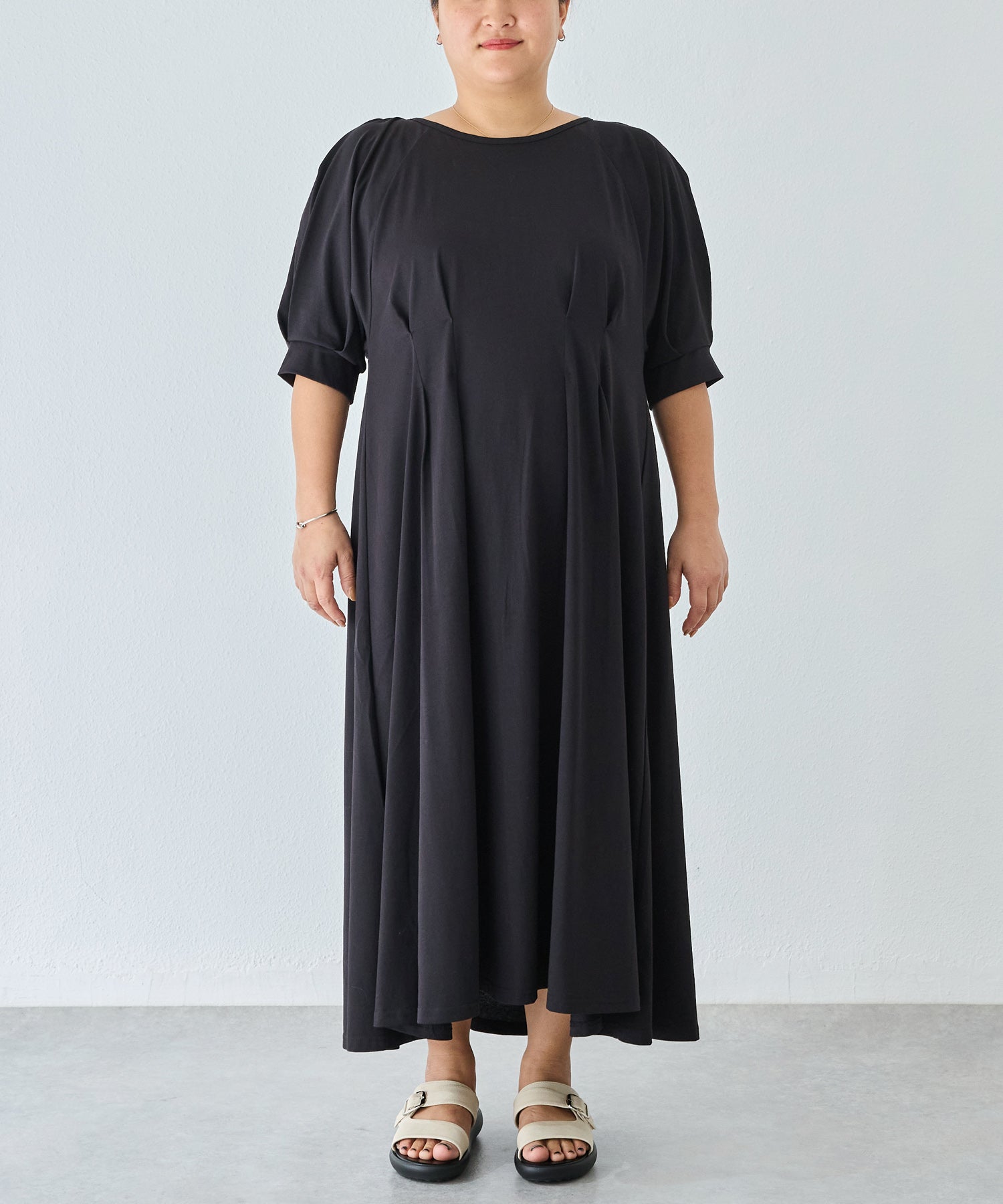 フロント　model:161cm 着用サイズ:3L