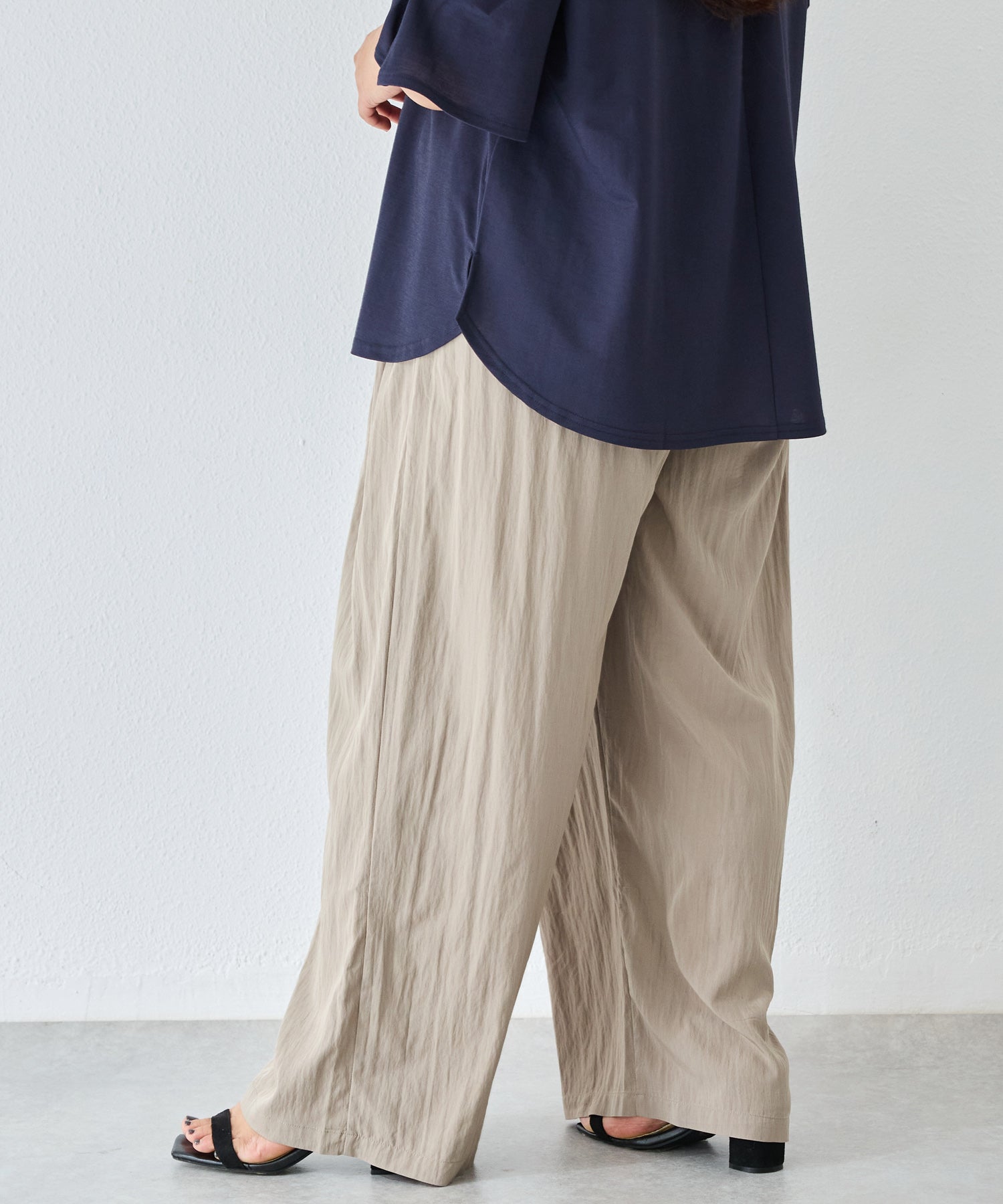 グレージュ　model:161cm 着用サイズ:3L