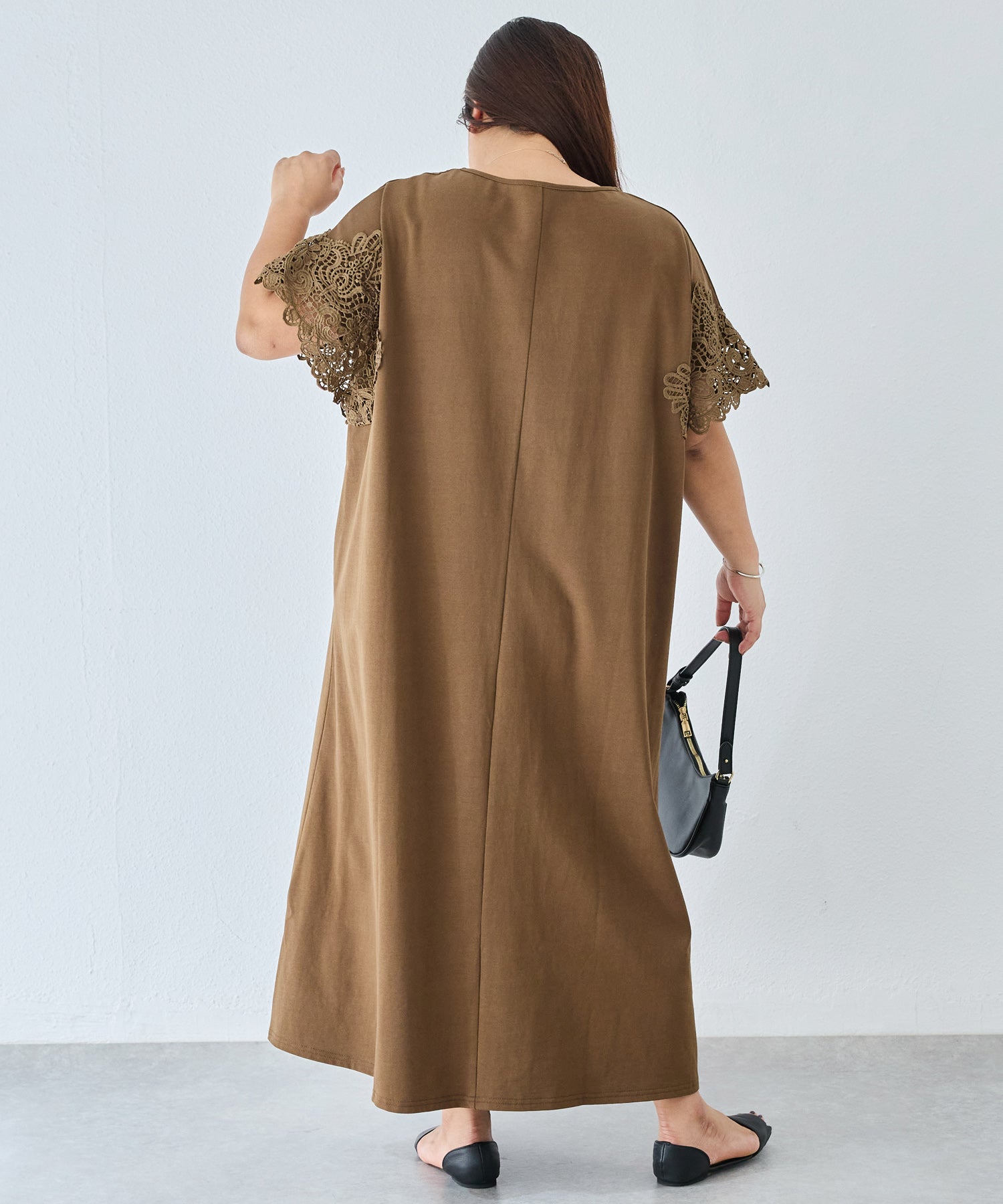 ブラウン　model:161cm 着用サイズ:3L