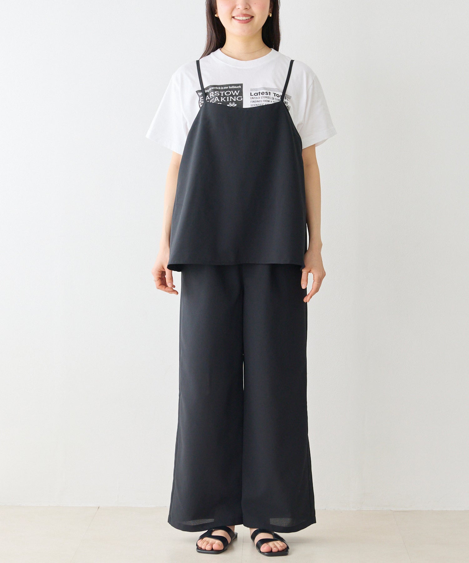 フロント　model:162cm 着用サイズ:M