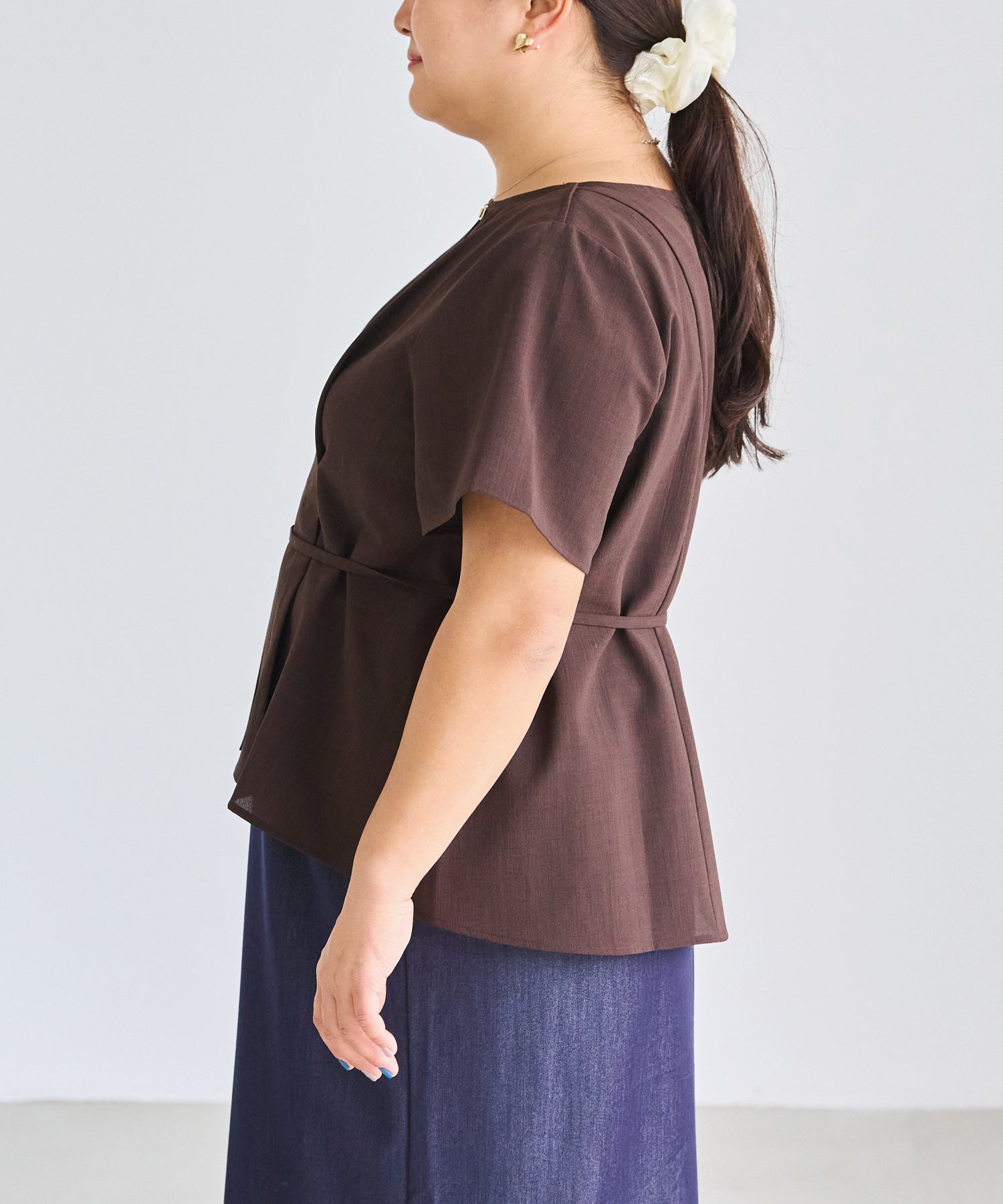 サイド　model:161cm 着用サイズ:3L
