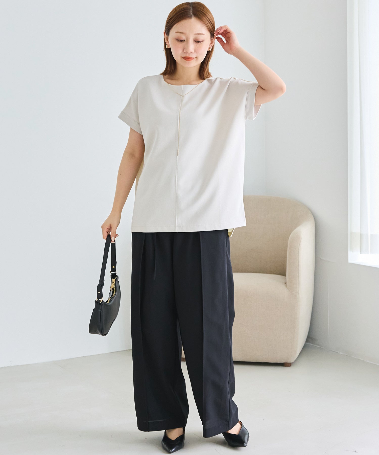 ブラック　model:156cm 着用サイズ:M