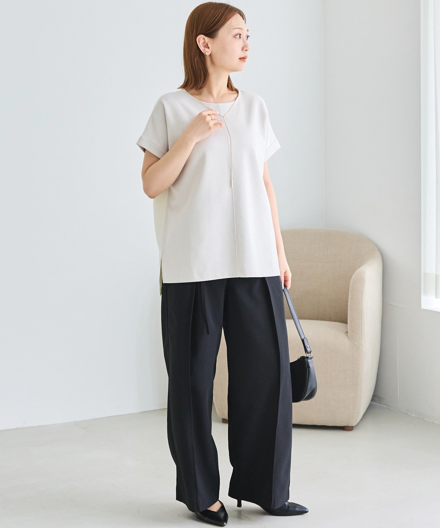 ブラック　model:156cm 着用サイズ:M