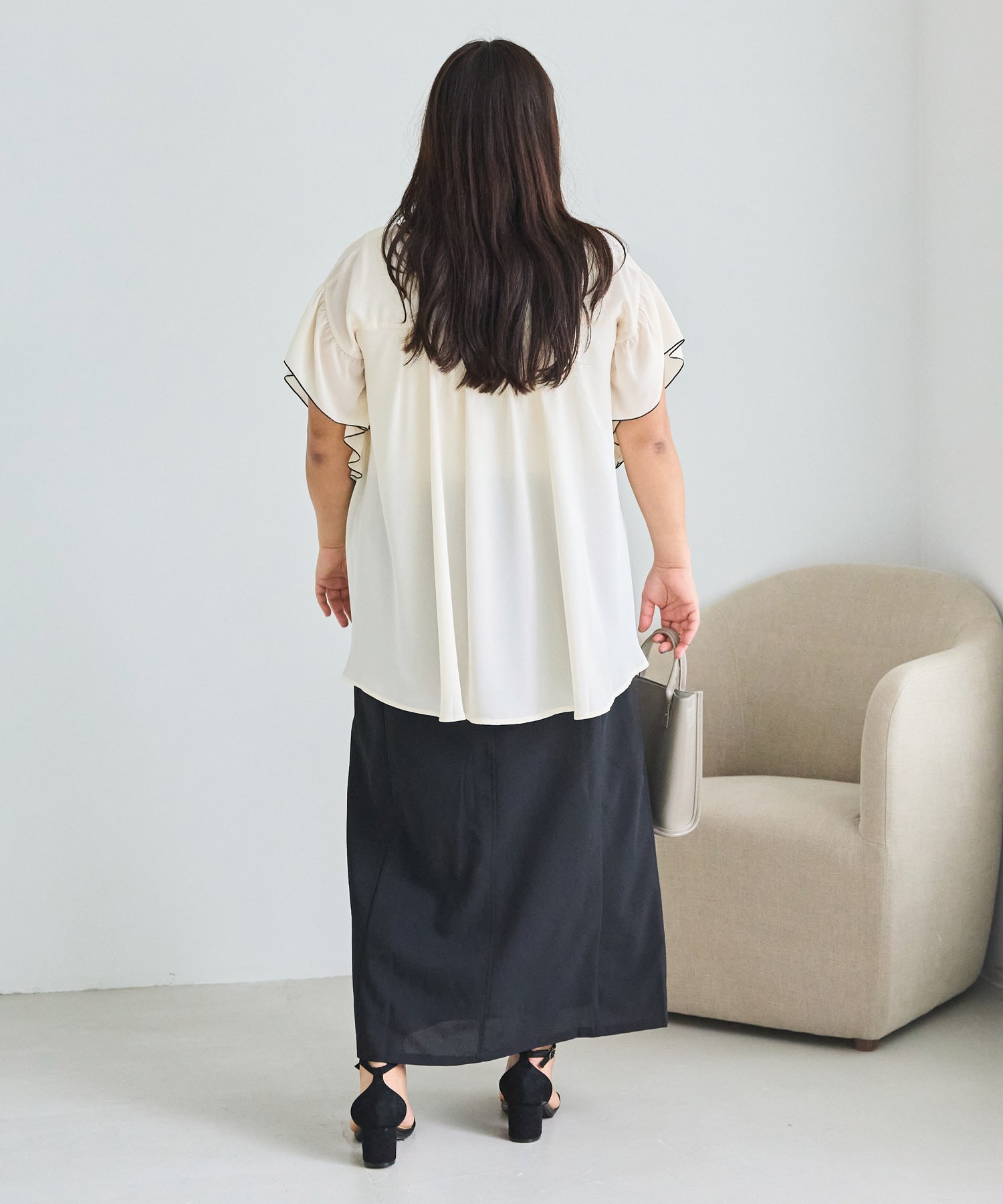 ブラック　model:161cm 着用サイズ:3L