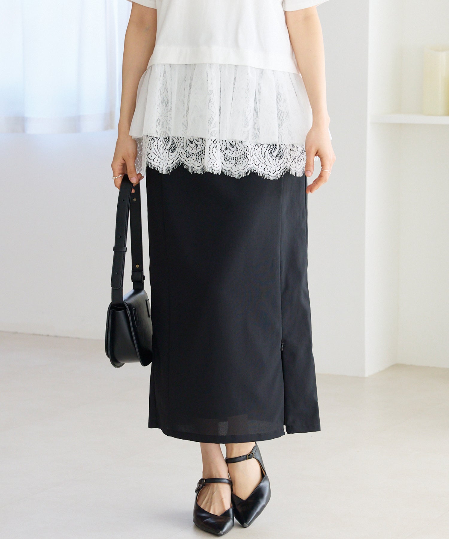 ブラック　model:162cm 着用サイズ:M