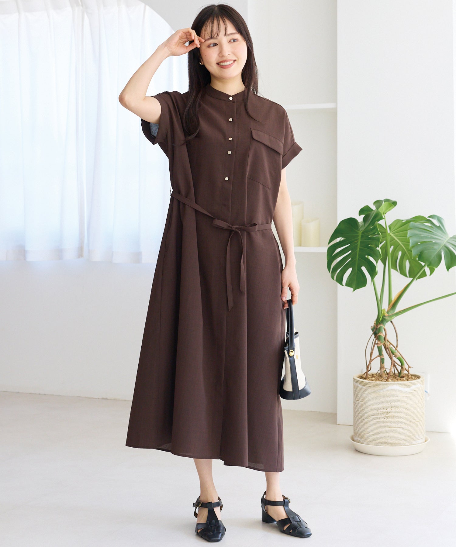 ブラウン　model:162cm 着用サイズ:M