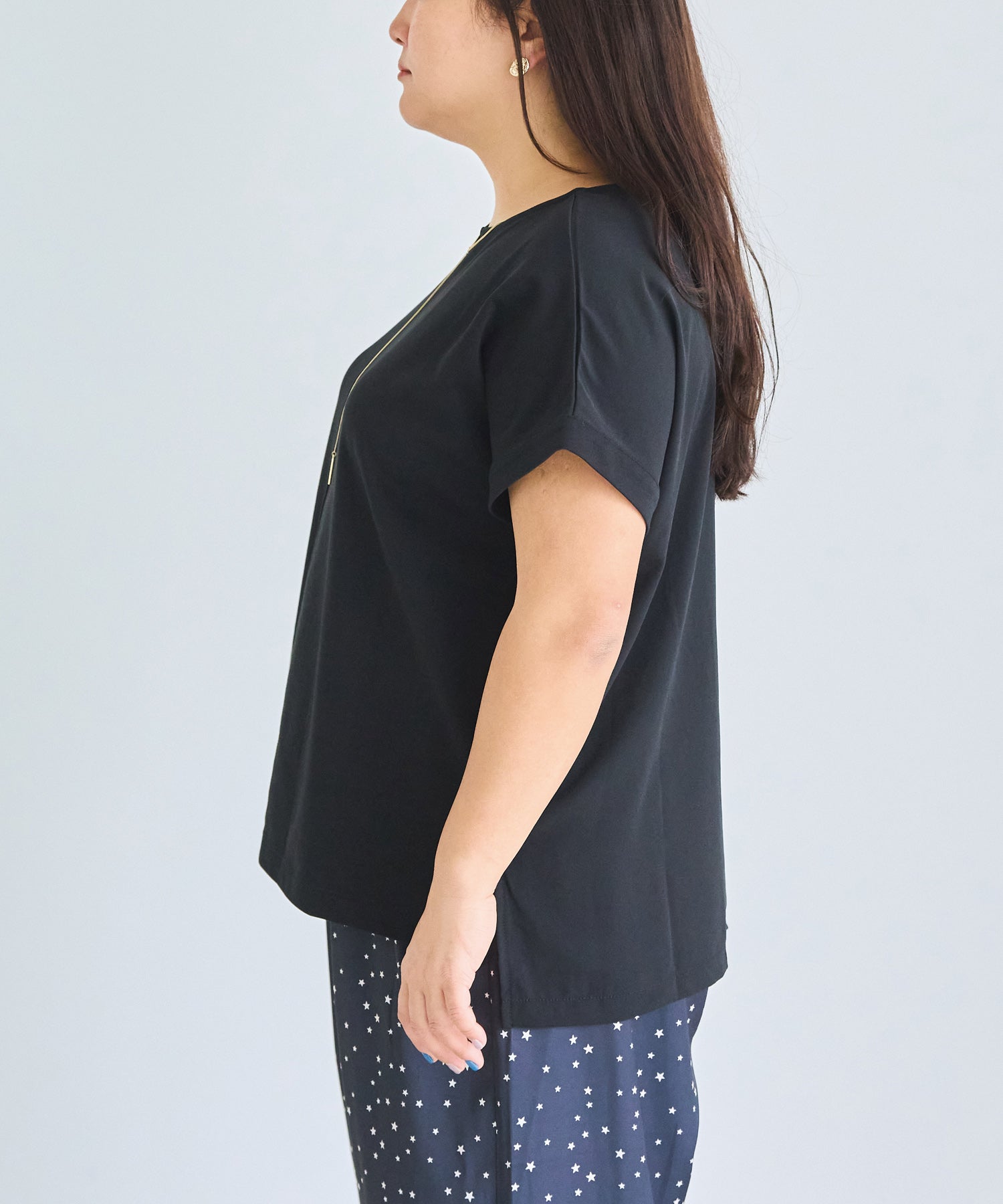 サイド　model:161cm 着用サイズ:3L