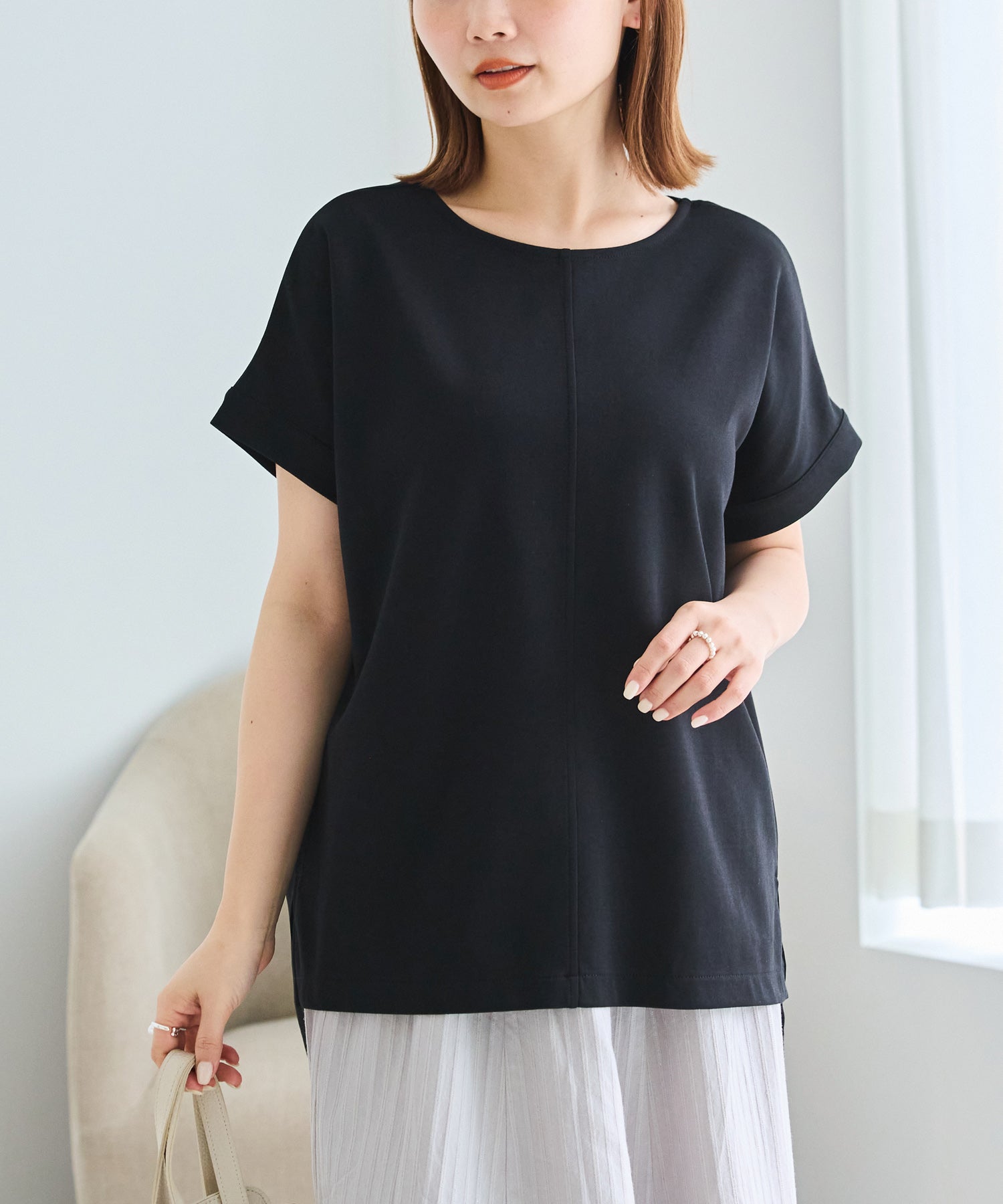 ブラック　model:156cm 着用サイズ:M