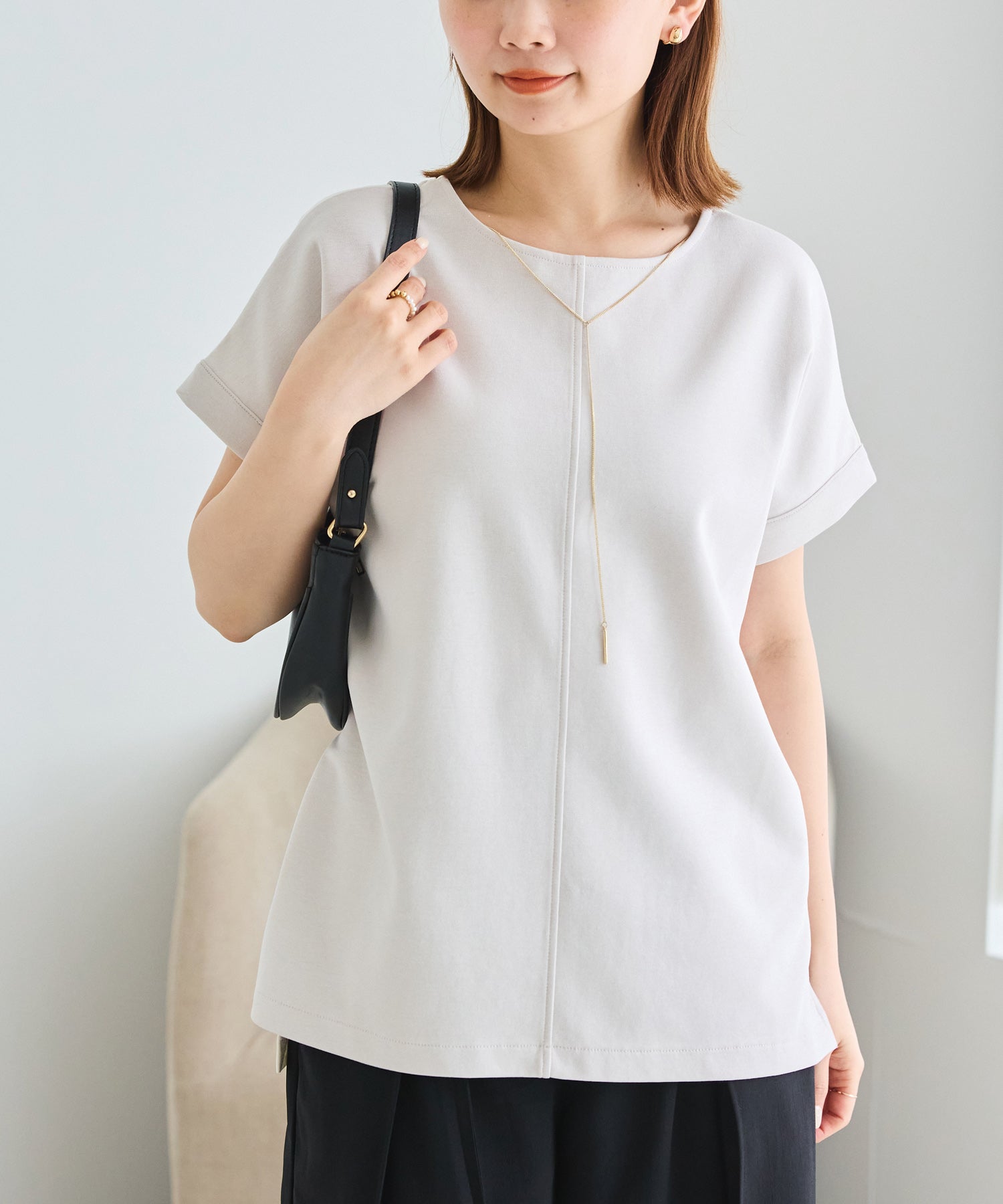 アイボリー　model:156cm 着用サイズ:M