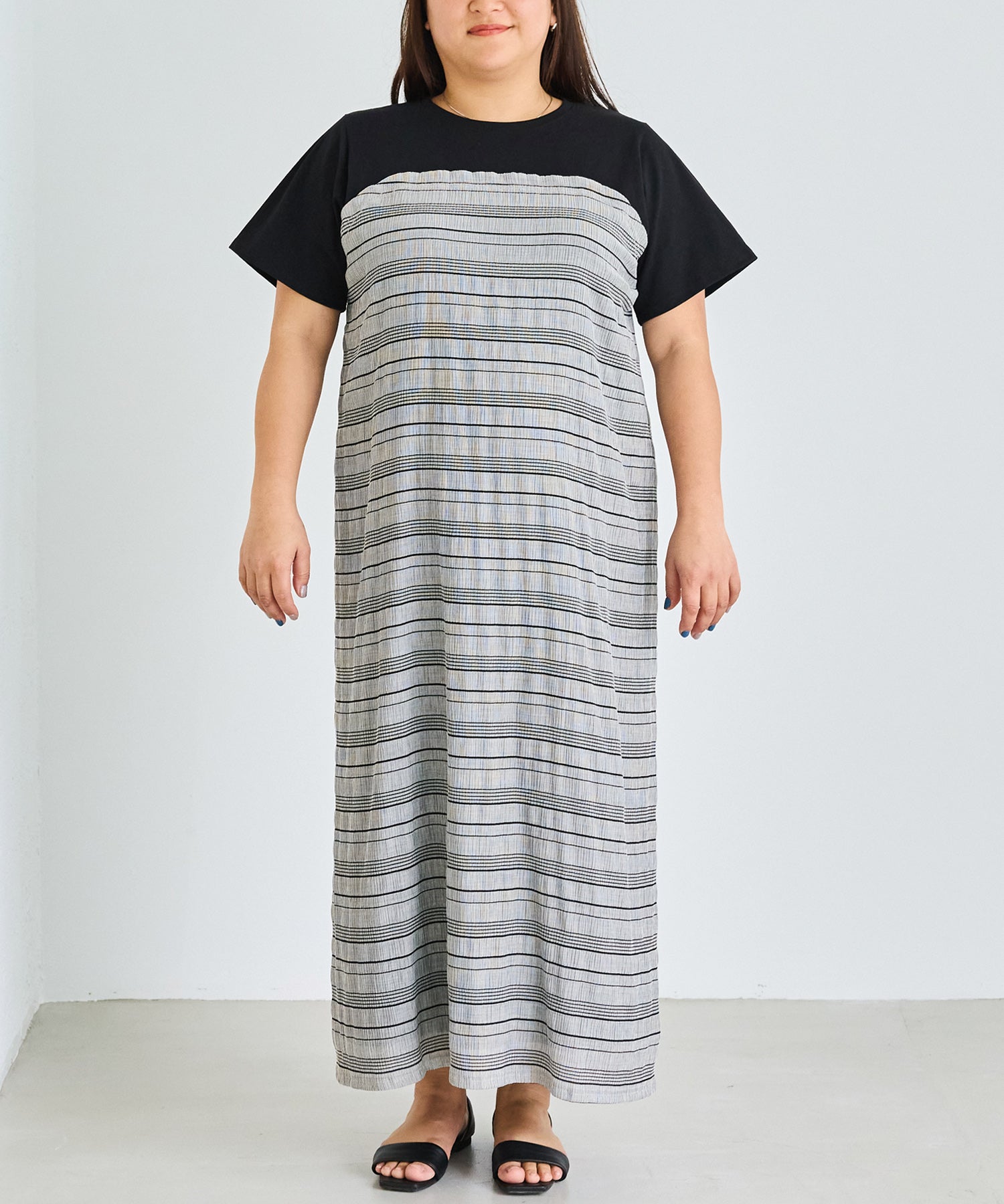 フロント　model:161cm 着用サイズ:3L