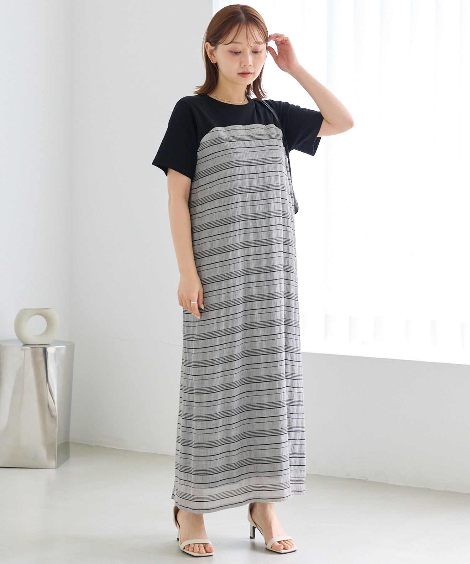 ブラックボーダー　model:156cm 着用サイズ:M
