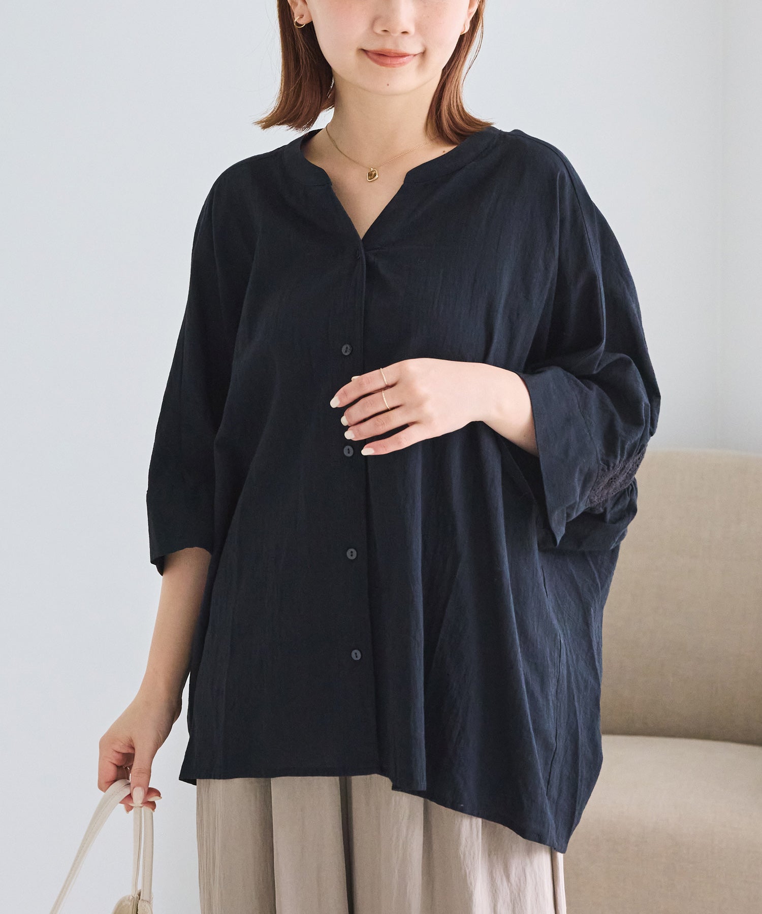 ブラック　model:156cm 着用サイズ:M
