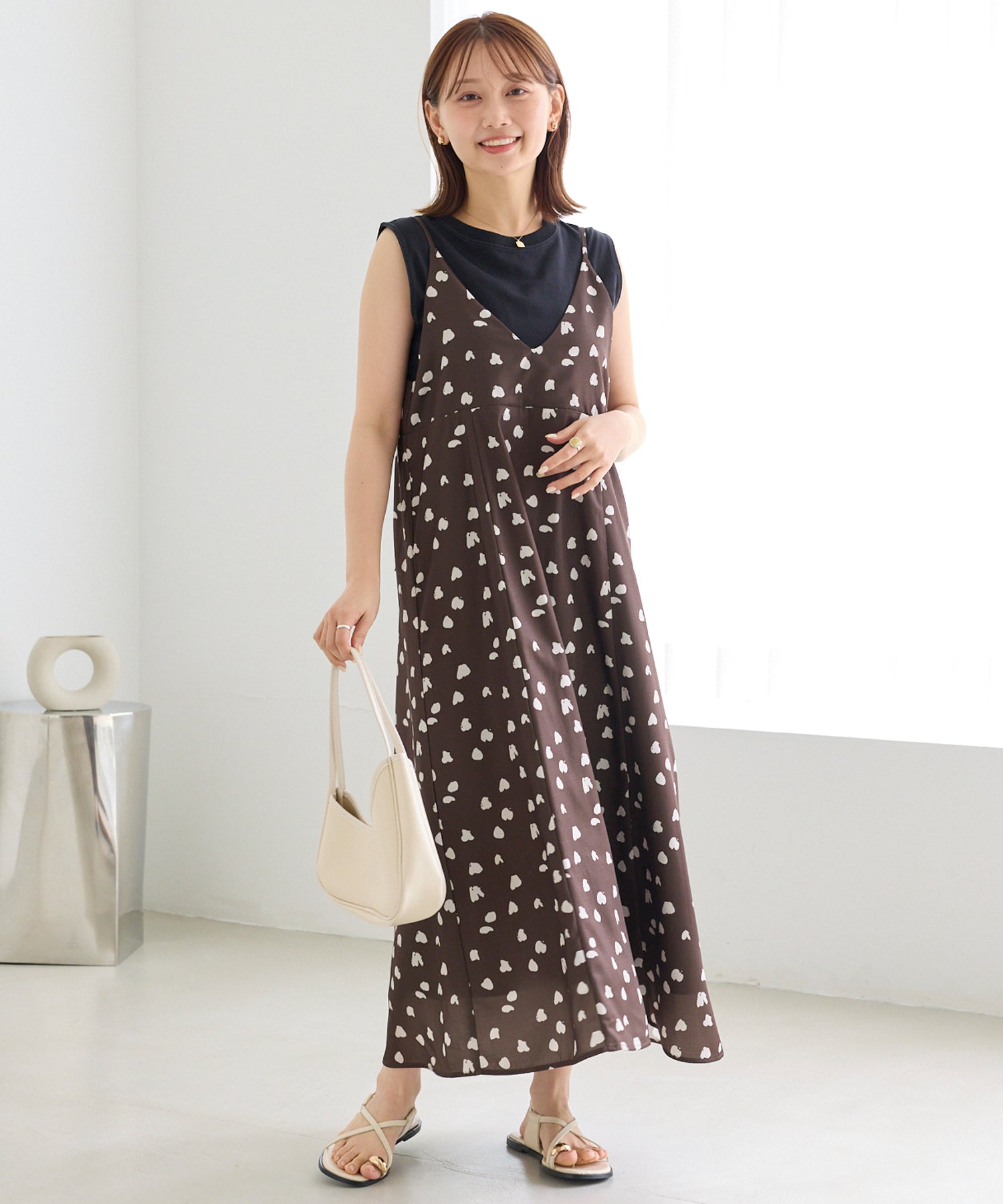 ブラウン　model:156cm 着用サイズ:M