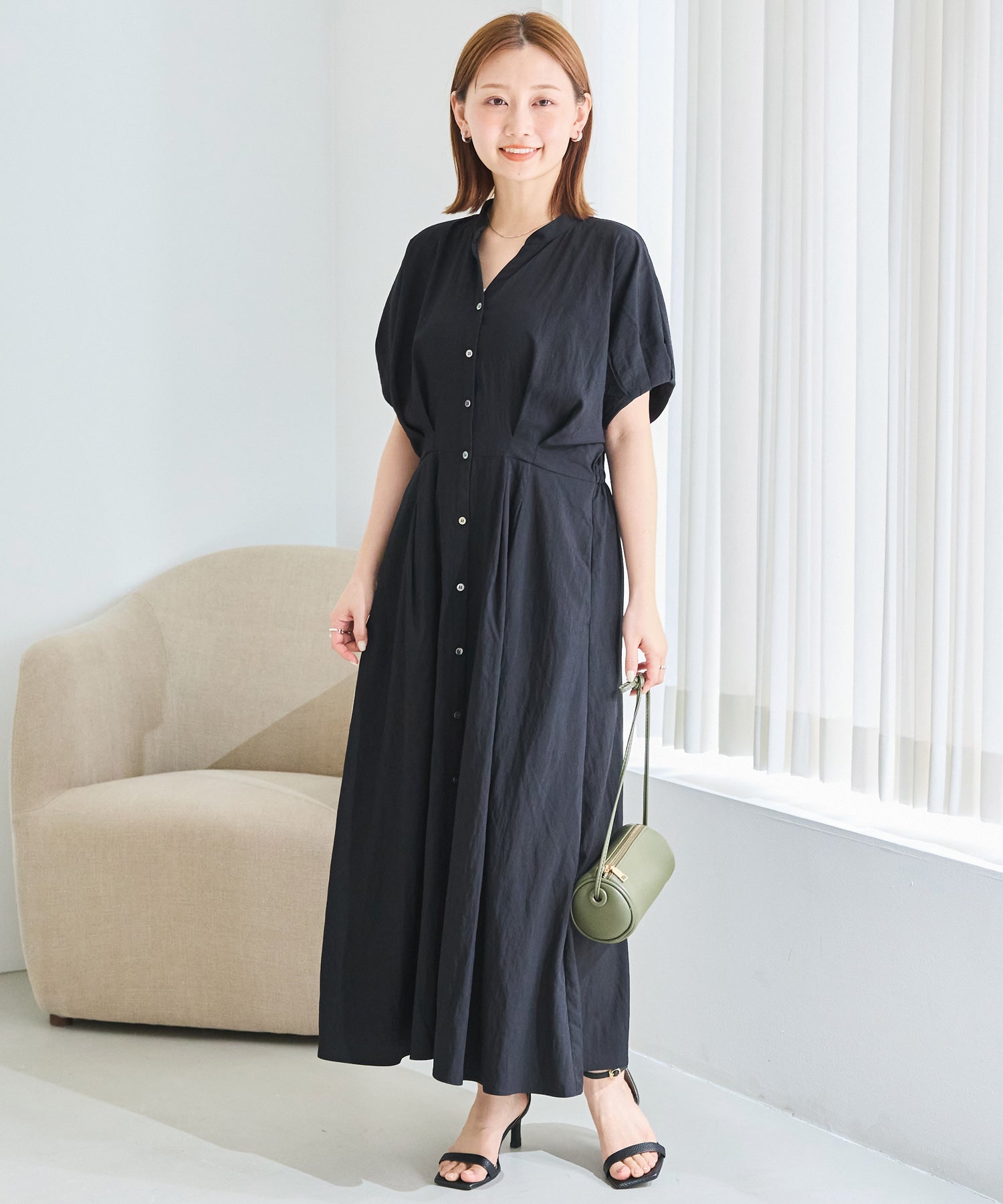 ブラック　model:156cm 着用サイズ:M