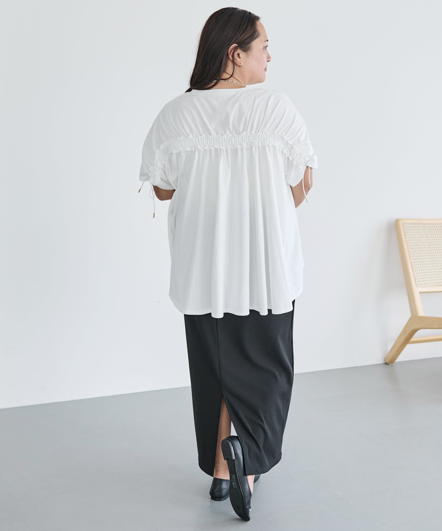 ブラック　model:161cm 着用サイズ:3L
