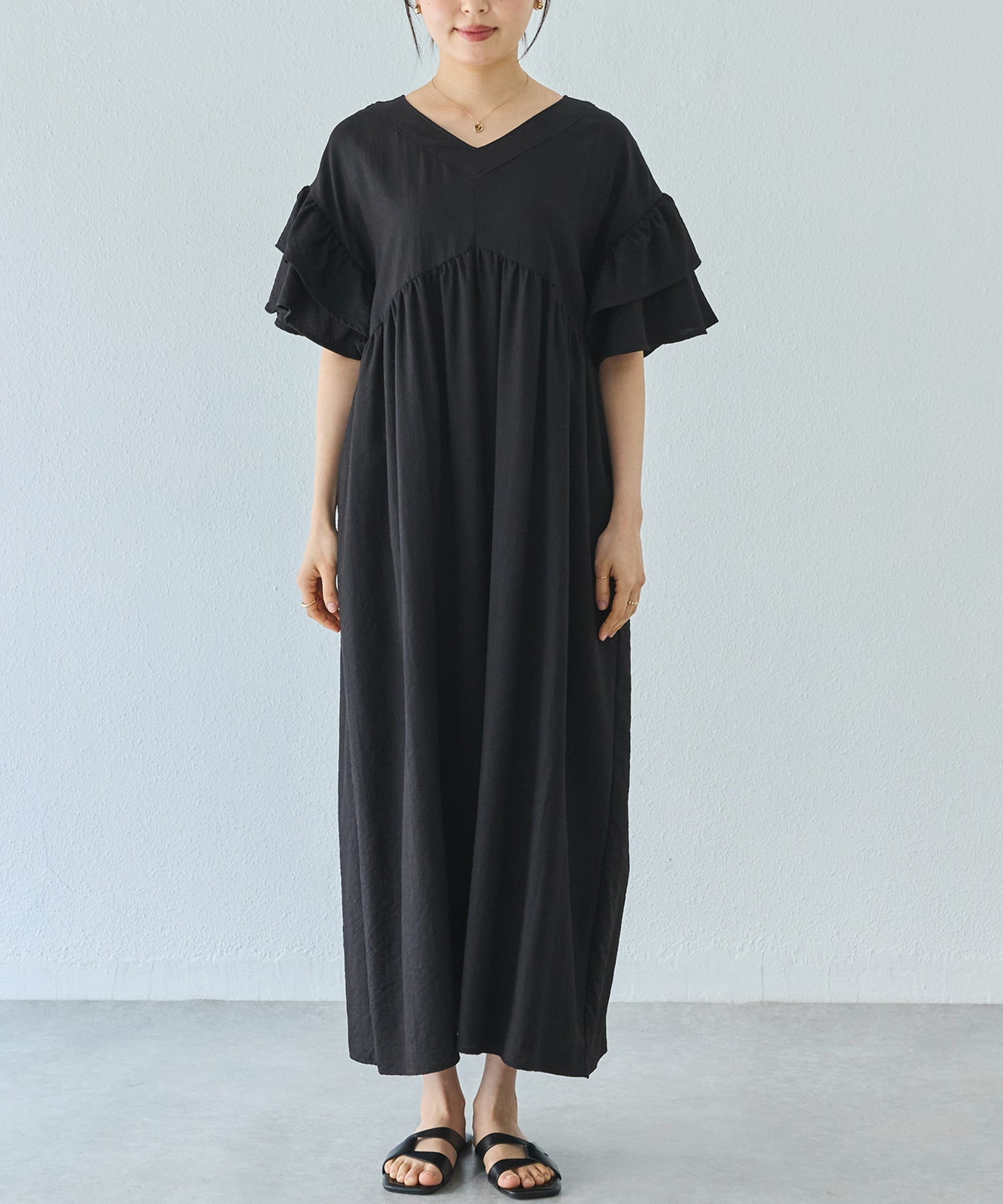 フロント　model:162cm 着用サイズ:M