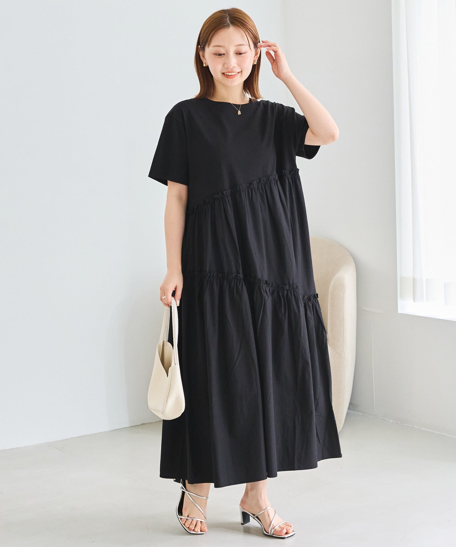 ブラック　model:156cm 着用サイズ:M