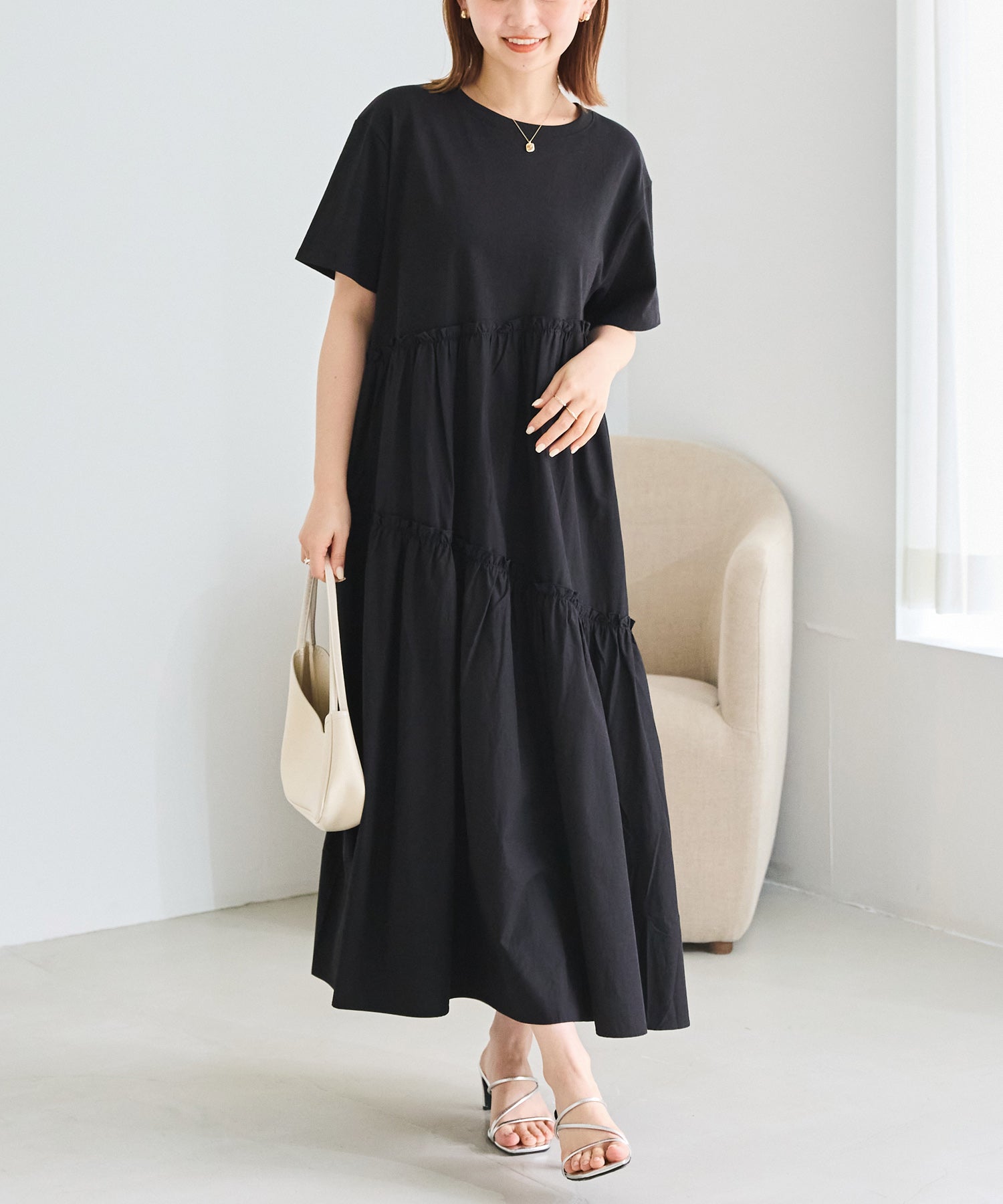 ブラック　model:156cm 着用サイズ:M