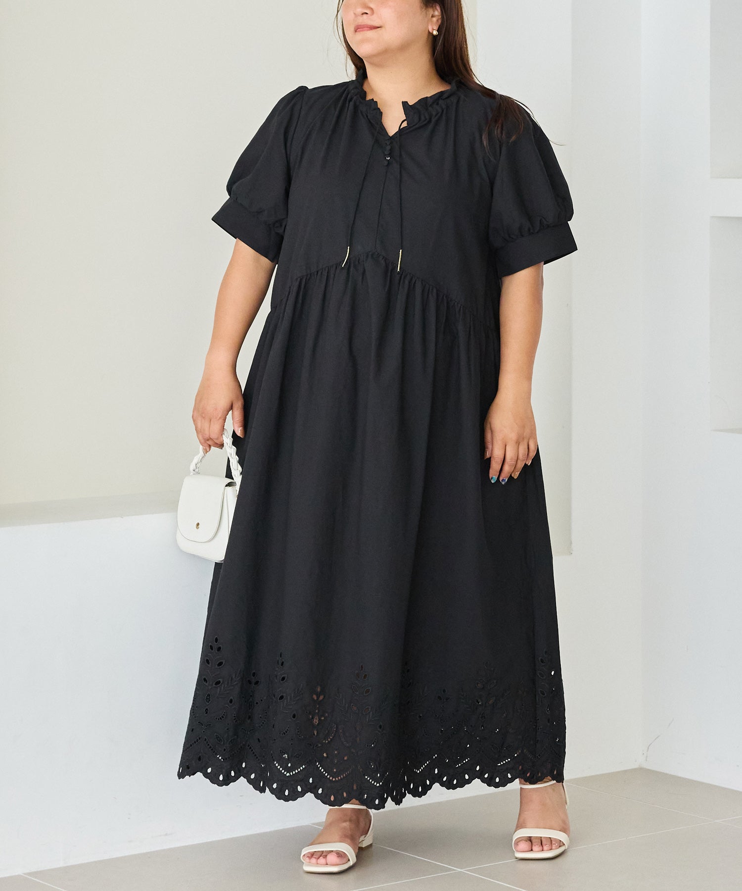 ブラック　model:161cm 着用サイズ:3L