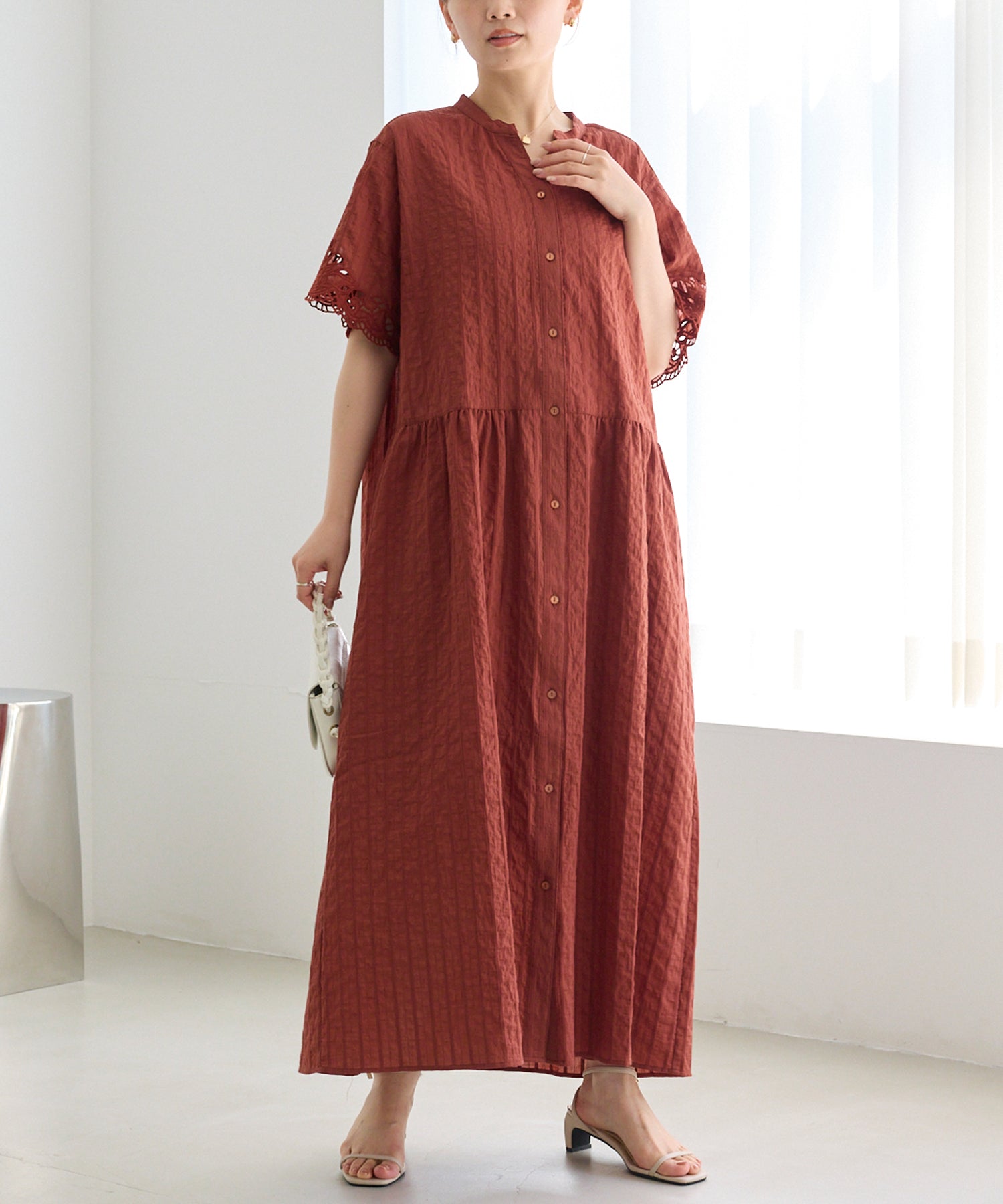 ブラウン　model:156cm 着用サイズ:M