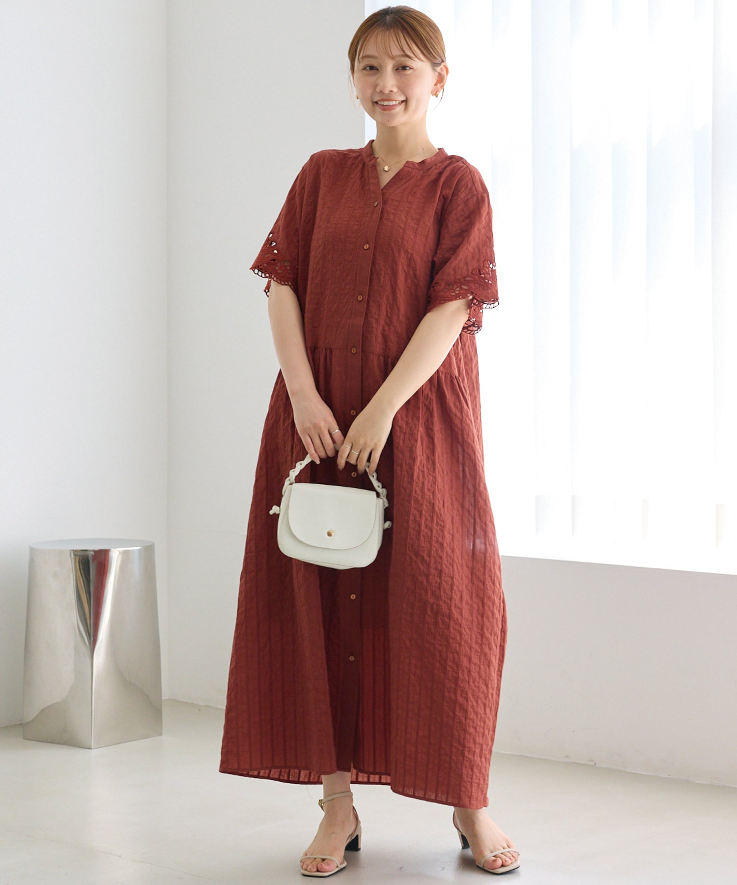 ブラウン　model:156cm 着用サイズ:M