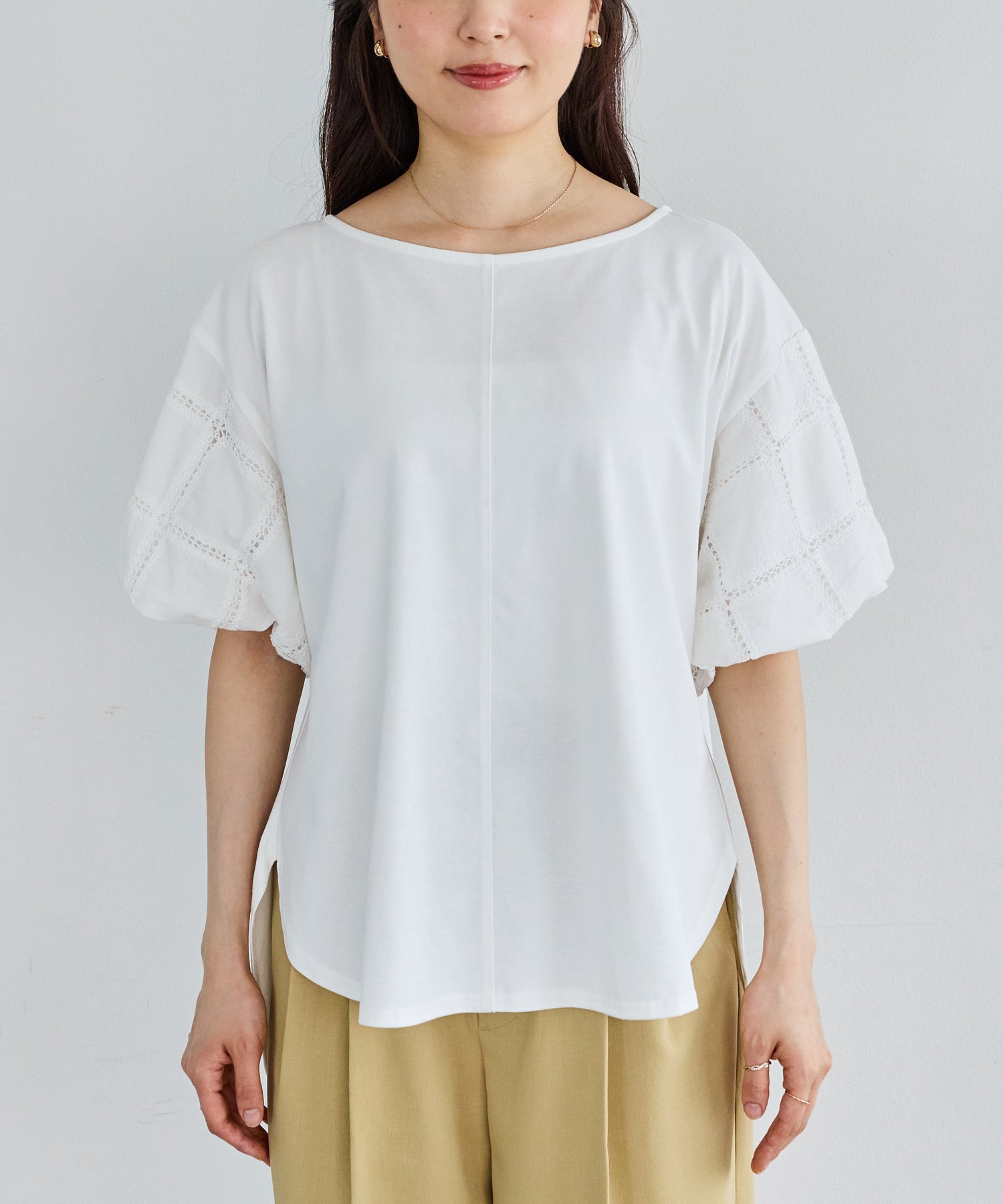 フロント　model:162cm 着用サイズ:M
