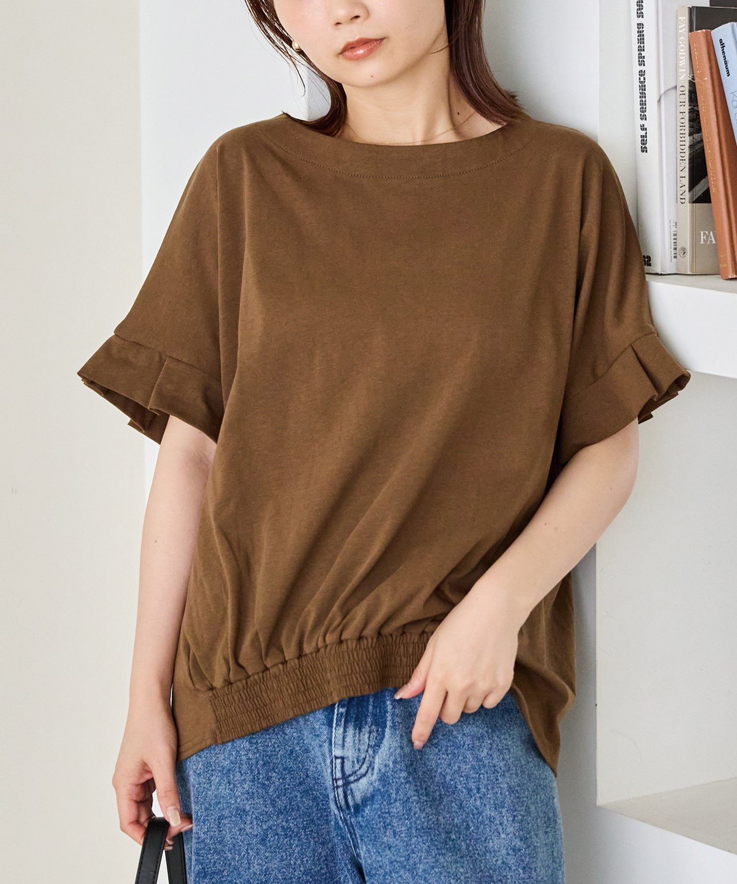 ブラウン　model:156cm 着用サイズ:M