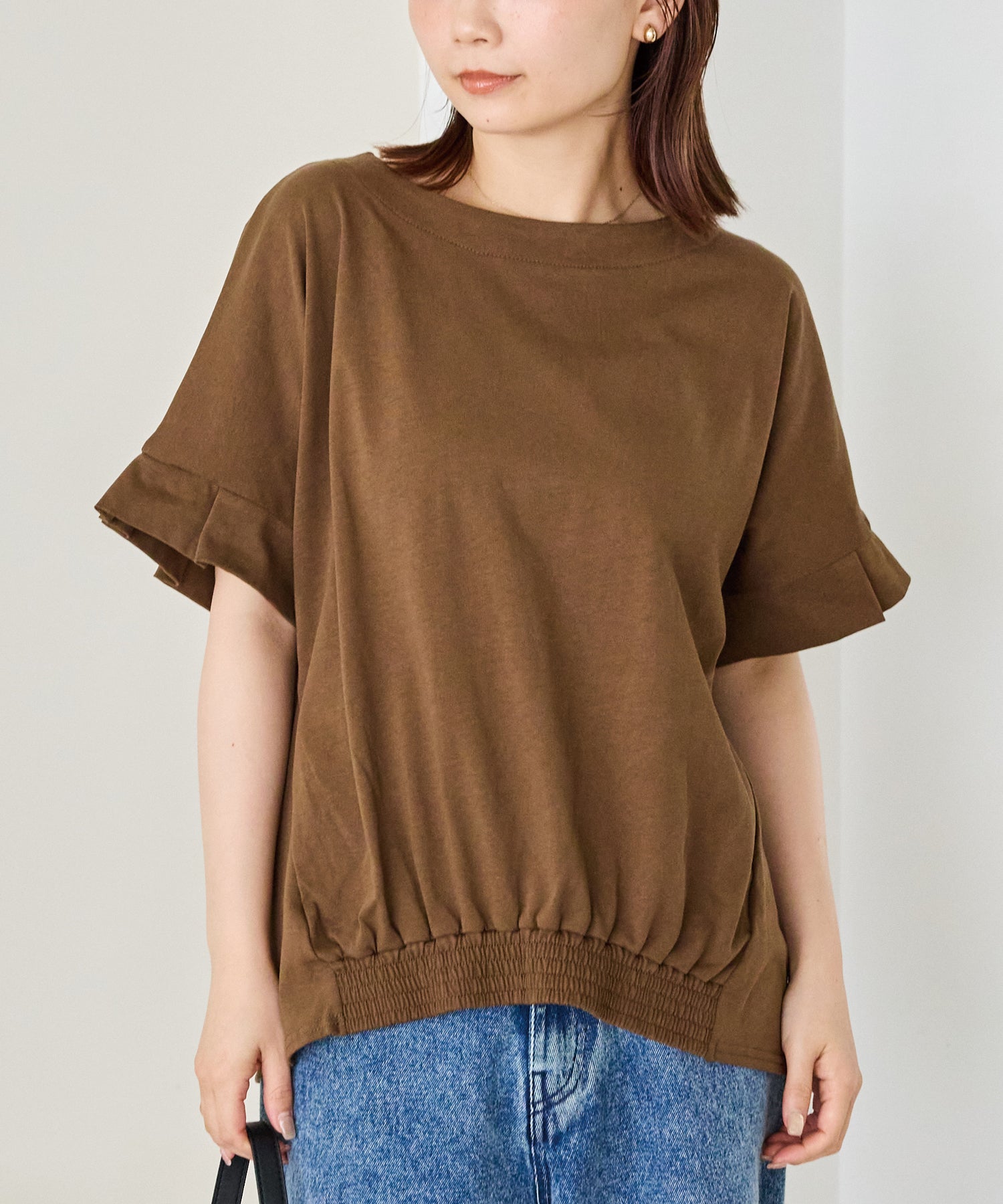 ブラウン　model:156cm 着用サイズ:M
