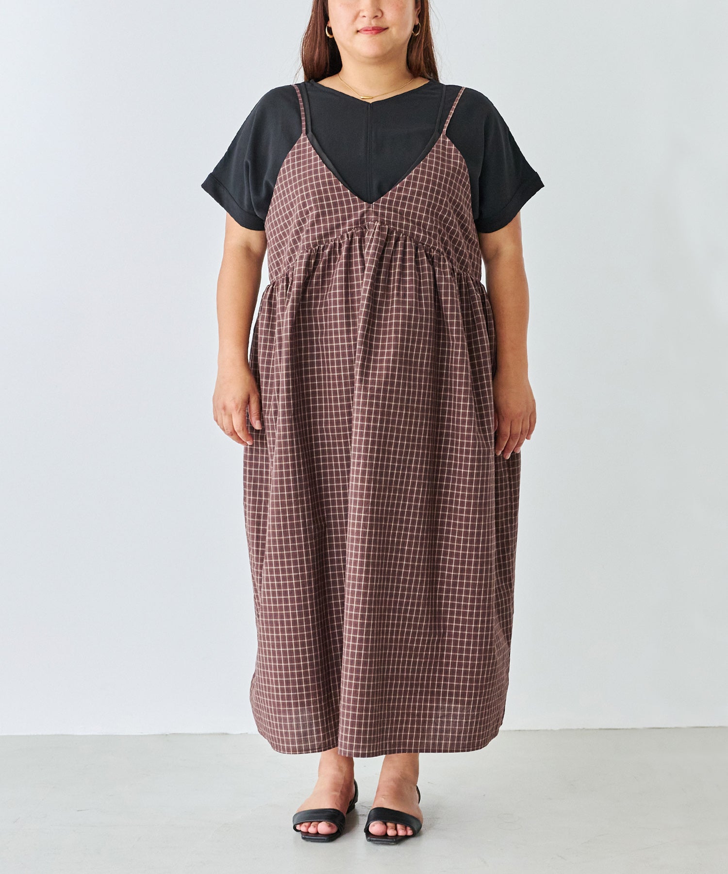フロント　model:161cm 着用サイズ:3L