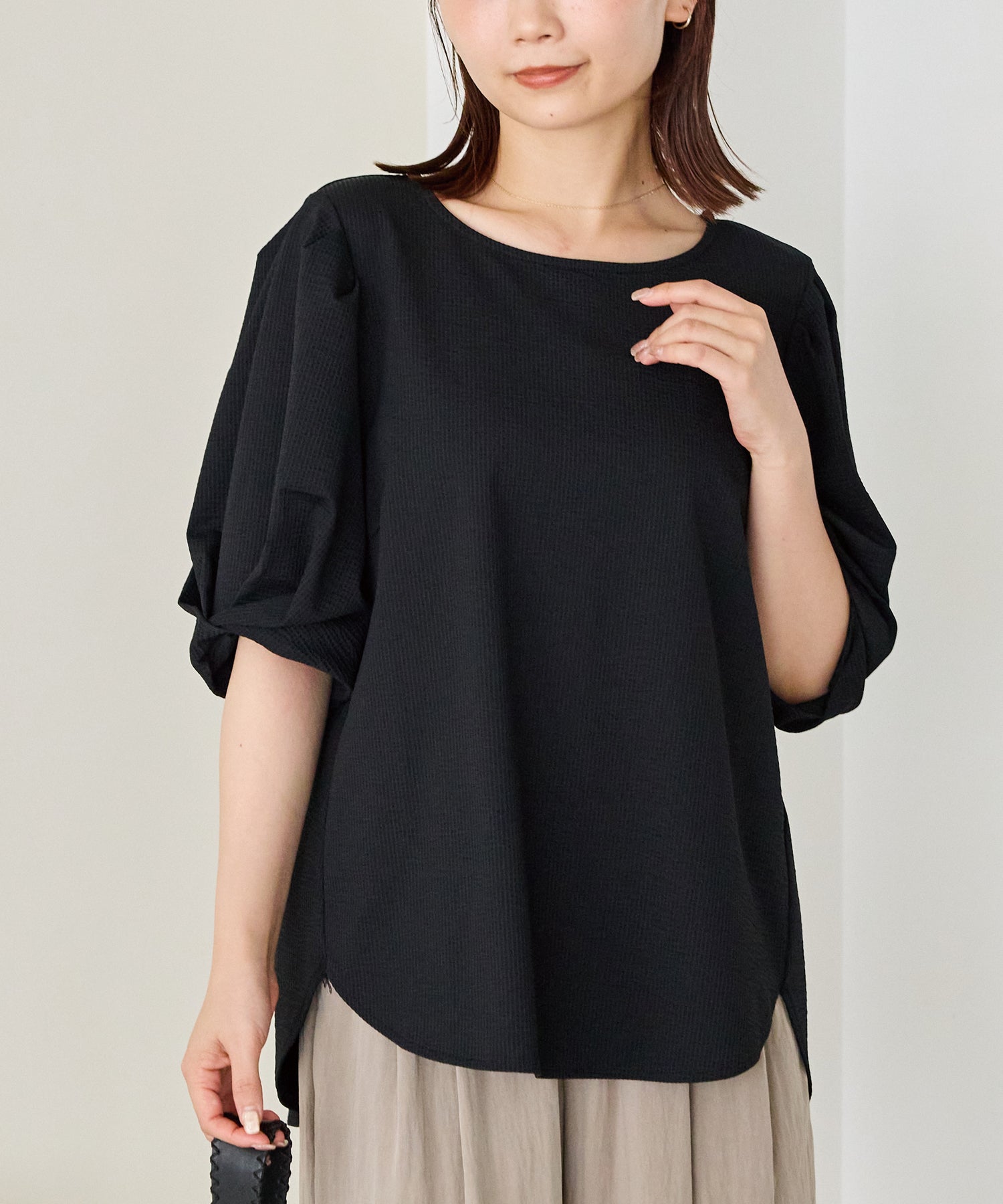 ブラック　model:156cm 着用サイズ:M