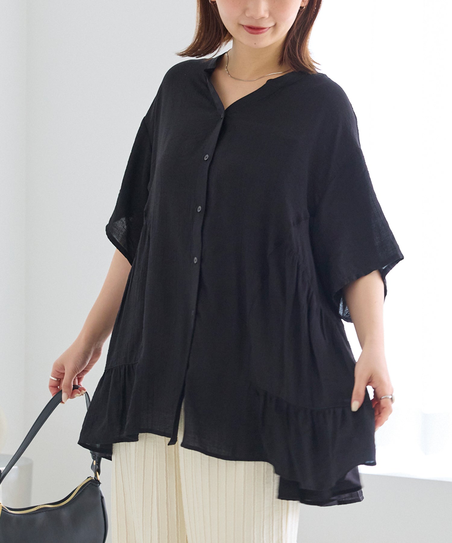 ブラック　model:156cm 着用サイズ:M