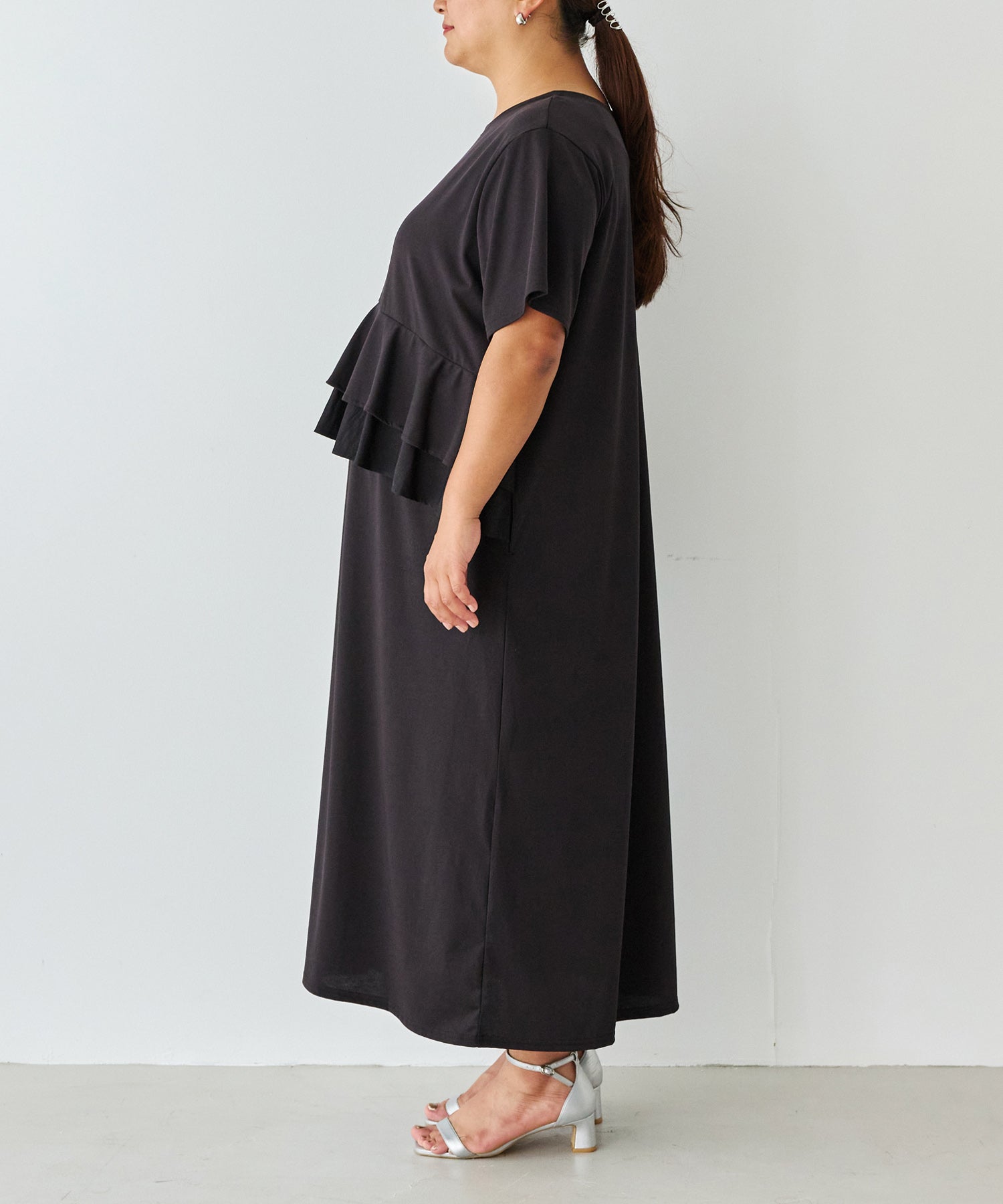 サイド　model:161cm 着用サイズ:3L