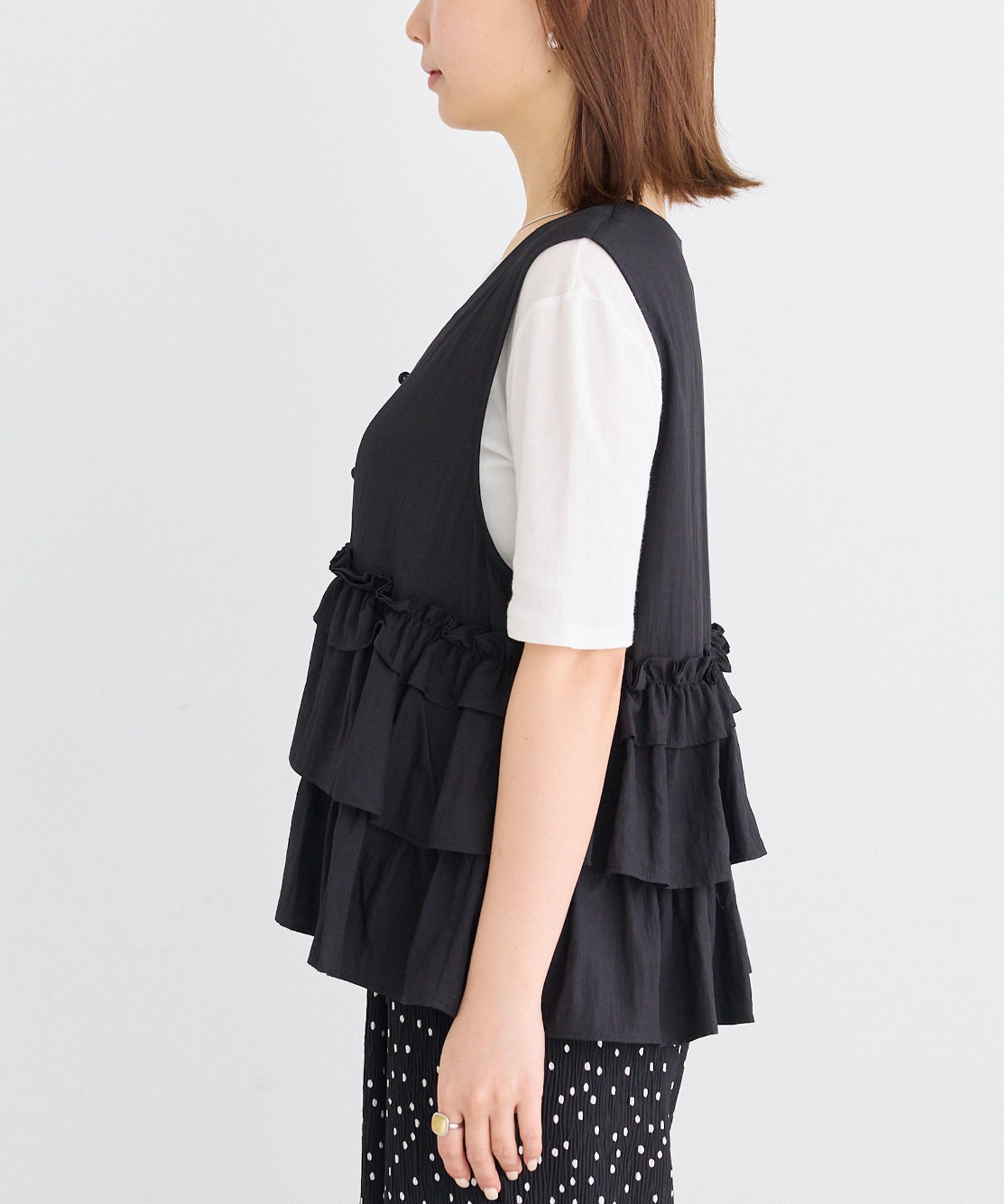 サイド　model:156cm 着用サイズ:M