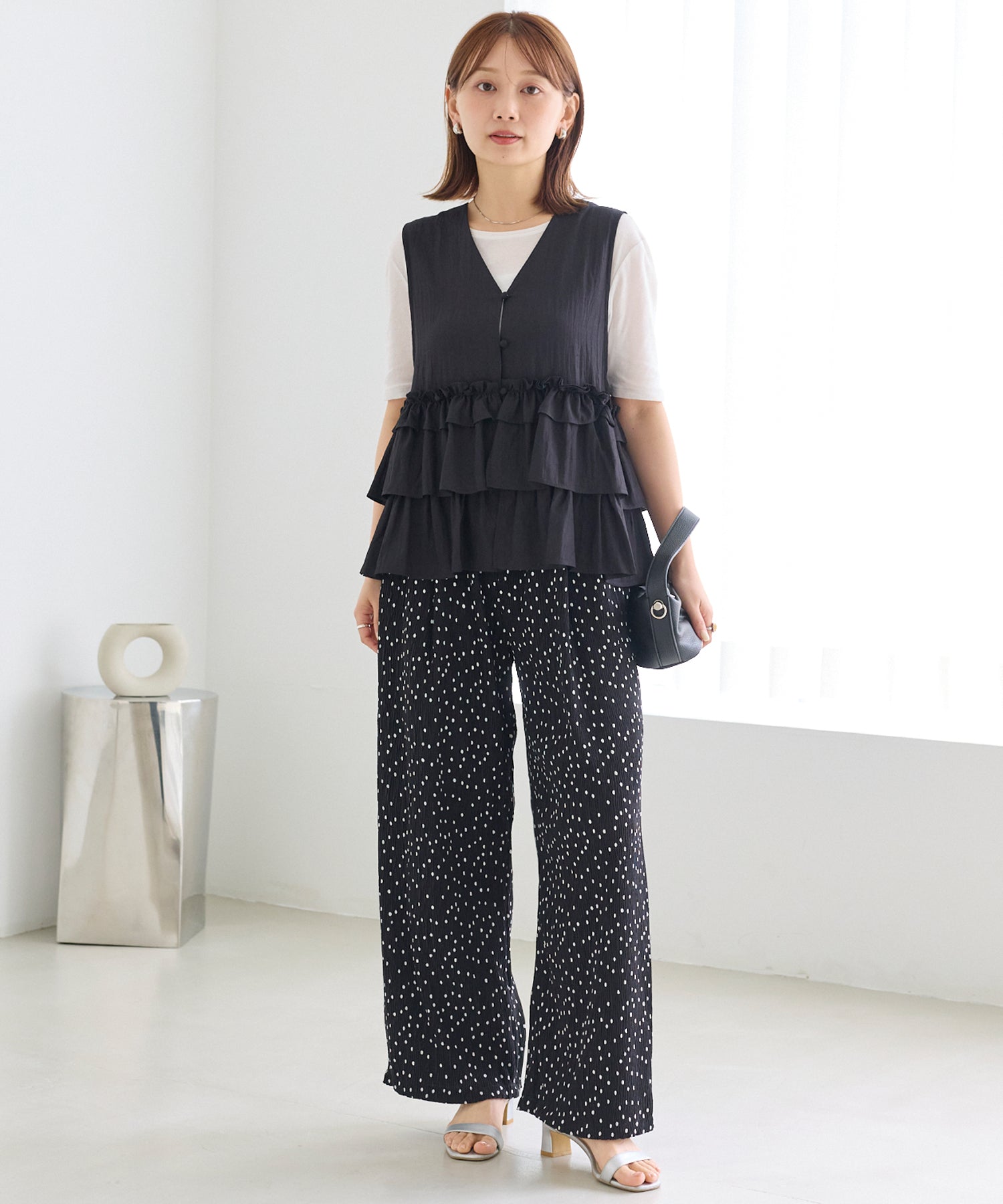 ブラック　model:156cm 着用サイズ:M