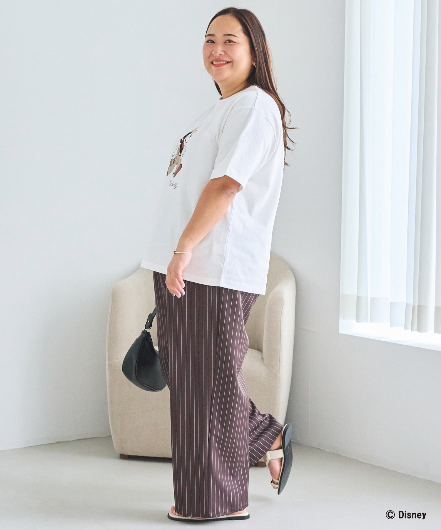 オフホワイト　model:161cm 着用サイズ:3L