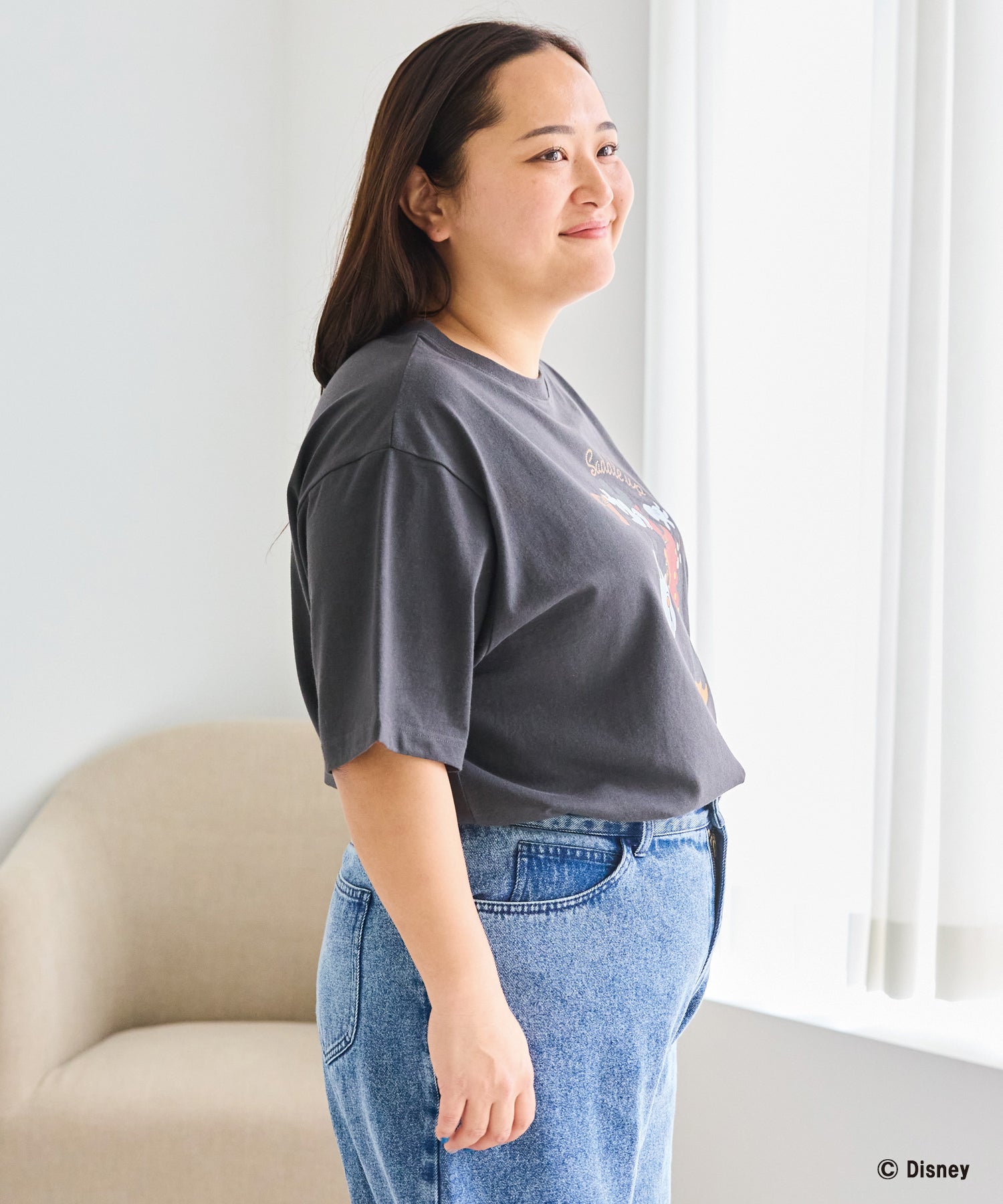 ブラック　model:161cm 着用サイズ:3L