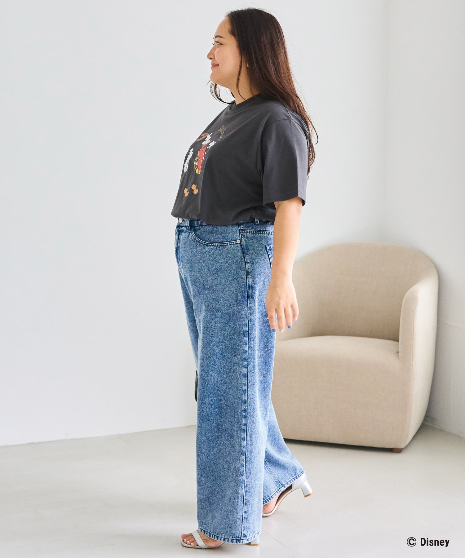 ブラック　model:161cm 着用サイズ:3L